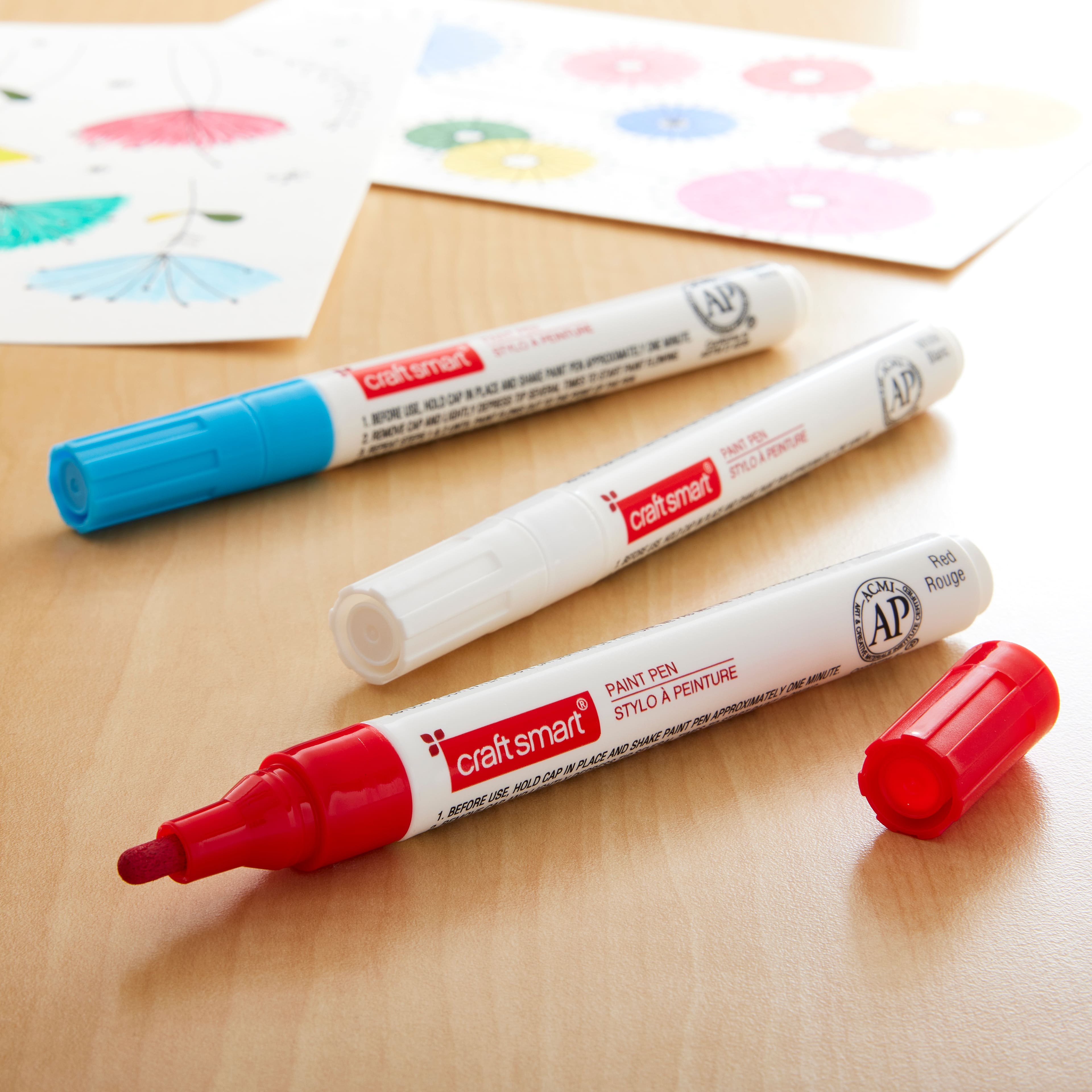 12 Packs: 3 ct. (36 total) Patriotic Broad Line Paint Pen Set by Craft Smart®