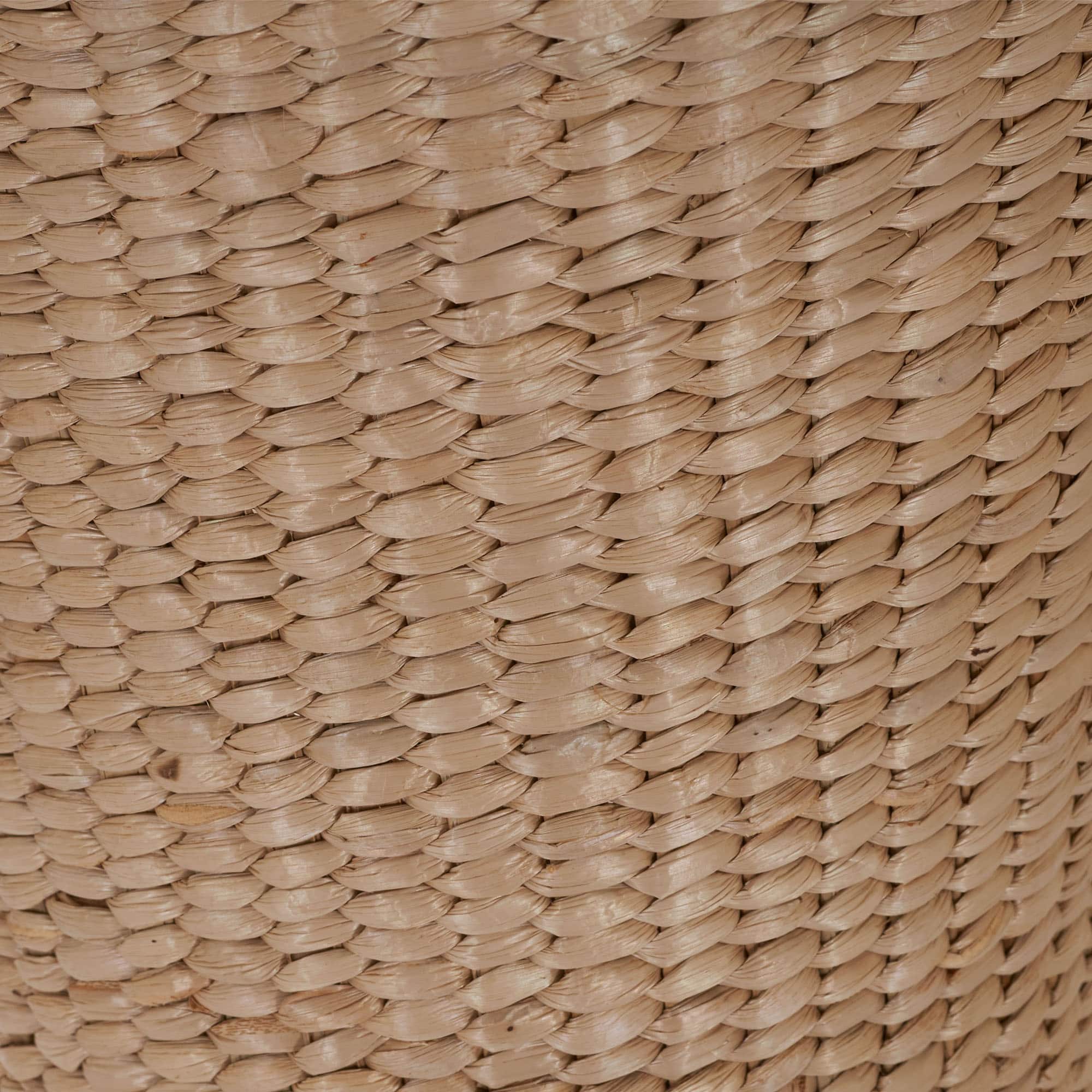 Household Essentials Woven Cattail Waste Basket