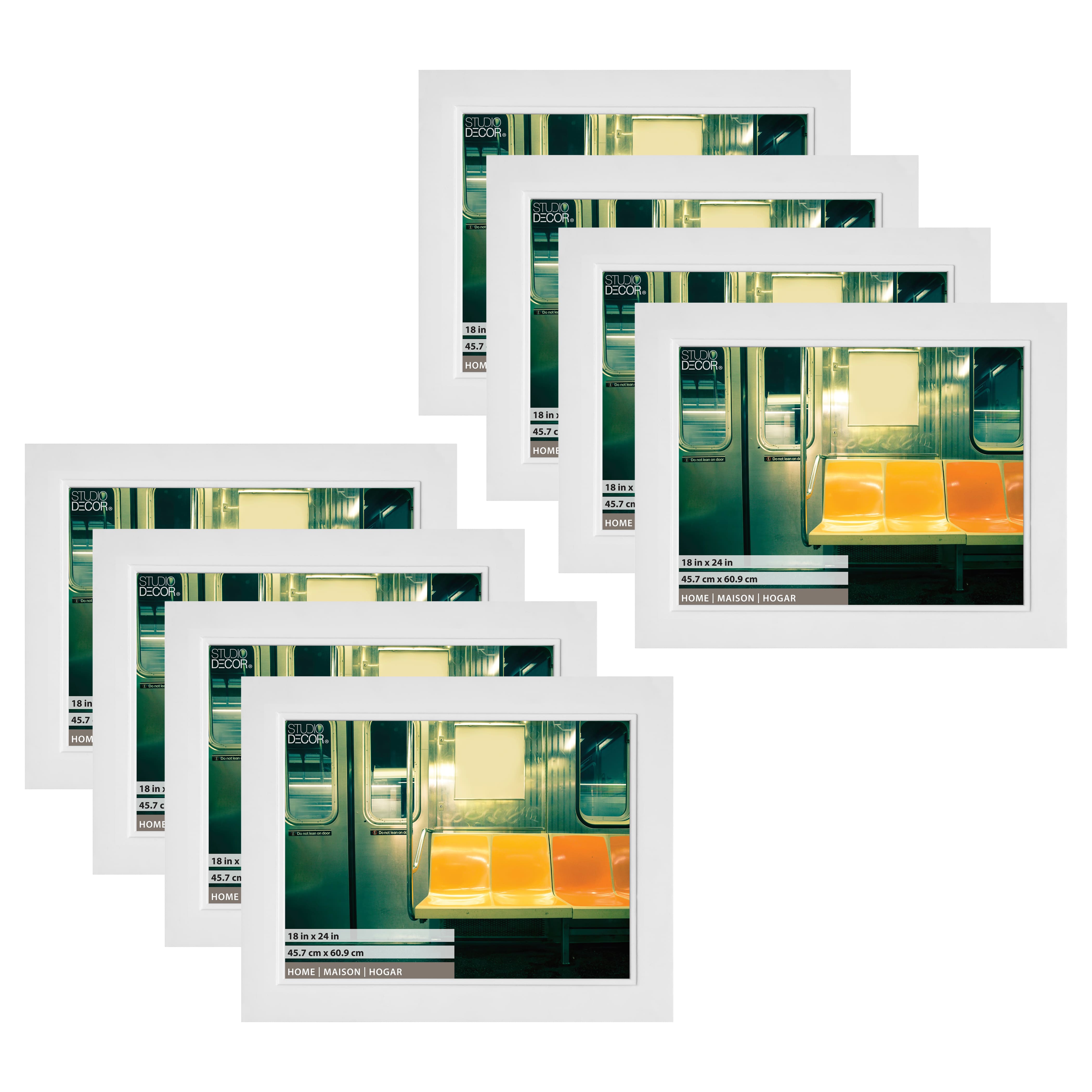 8 Pack: White Studio 18" x 24" Frame, Home by Studio Décor®