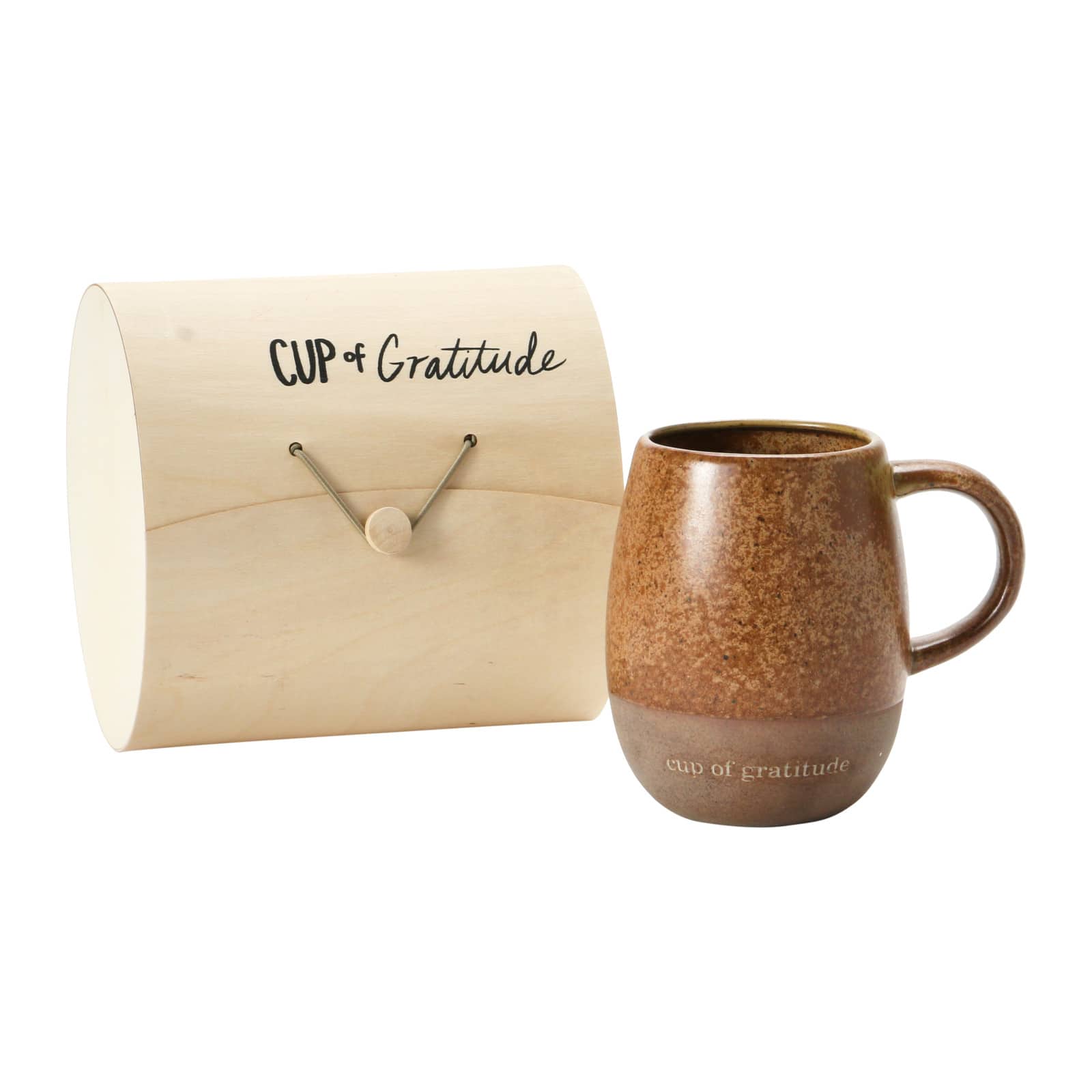 Hello Honey® Stoneware Mug in Wood Box, 8ct.