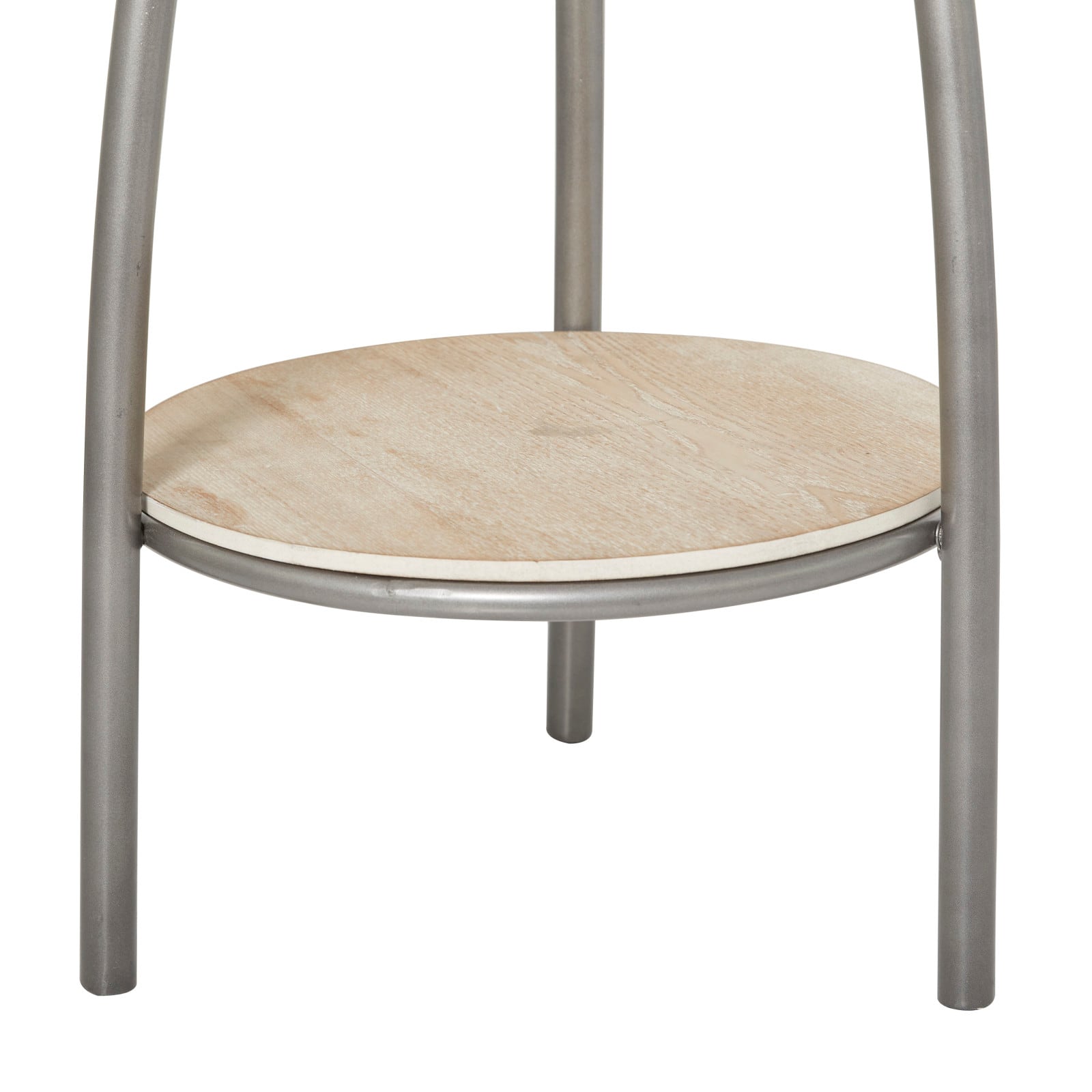 Silver Metal Modern Coat Rack, 73" x  17" x  17"