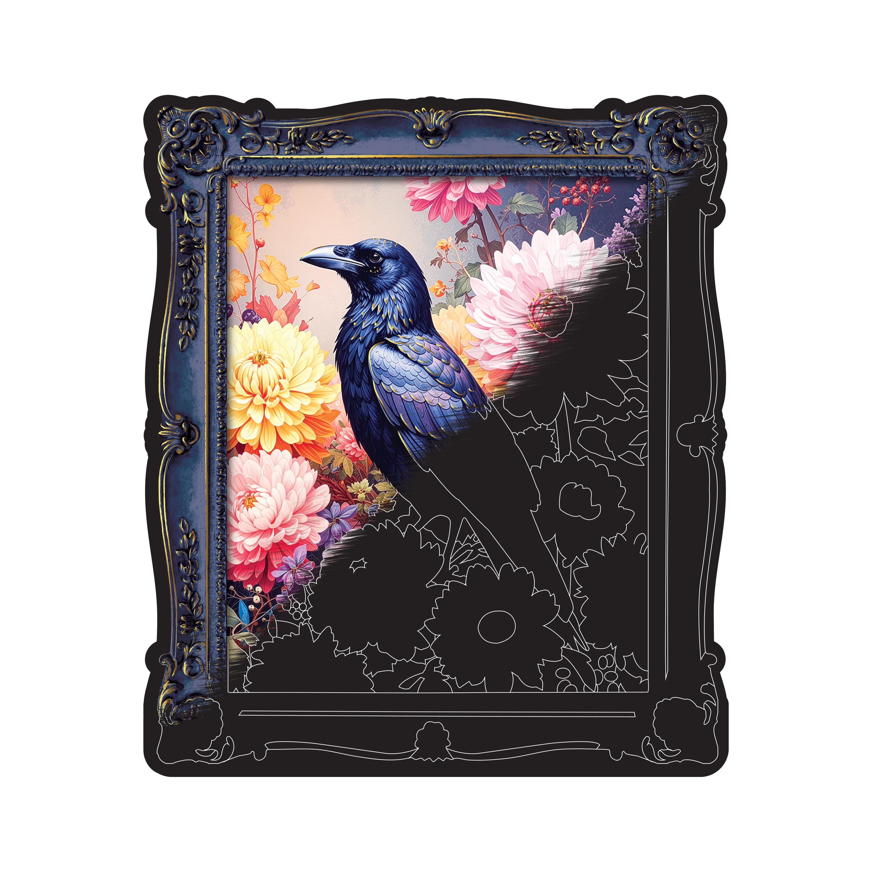 Brea Reese® Spooky Frames Shaped Scratch Art Pad