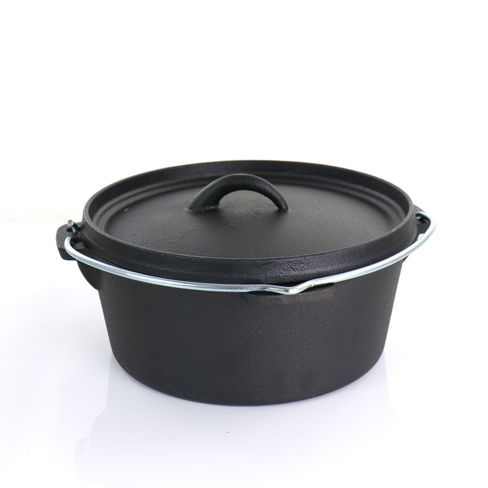 MegaChef 5 Piece Pre-Seasoned Cast Iron Kitchen Cookware Set