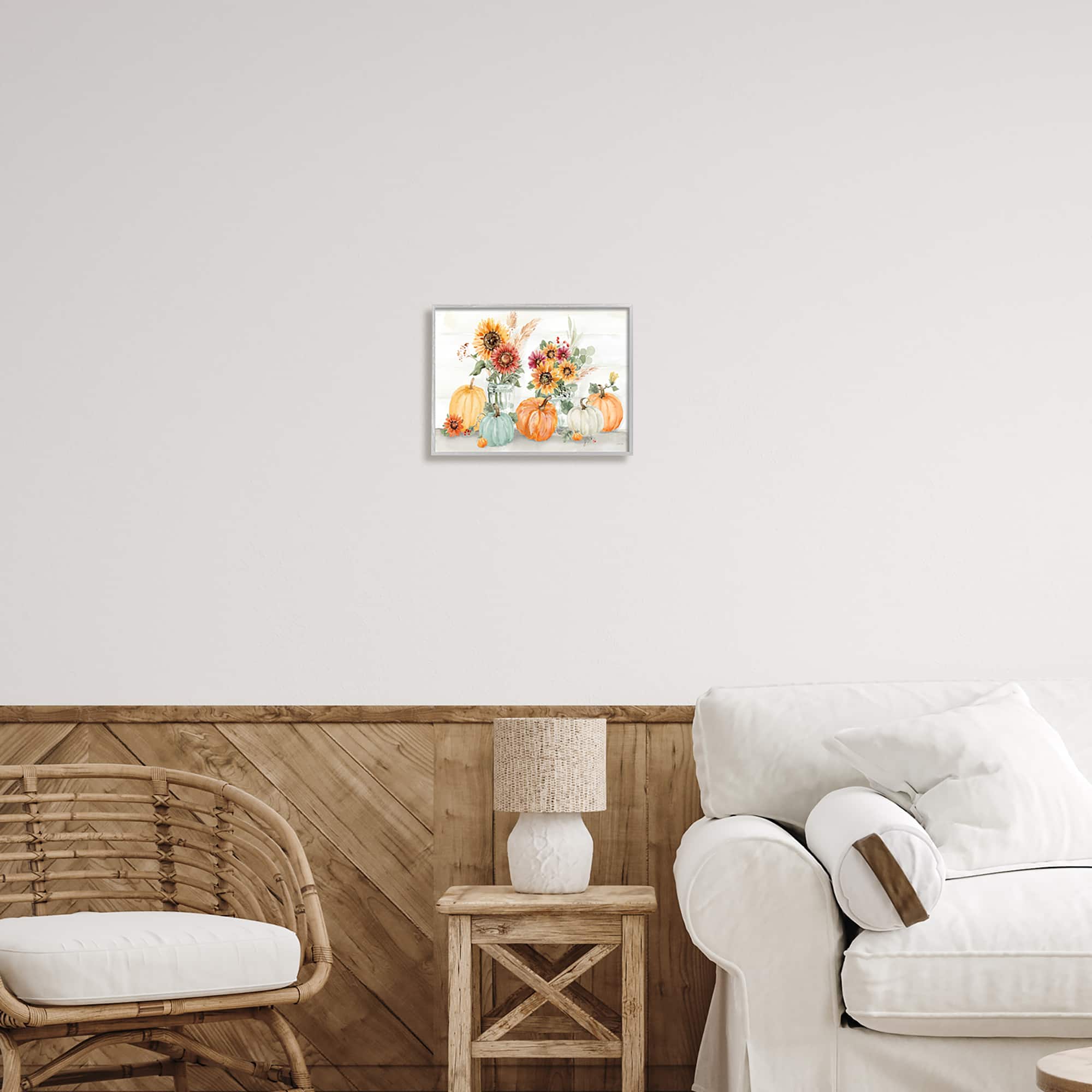 Stupell Industries Autumn Ramble Country Bouquets Framed Giclee Art