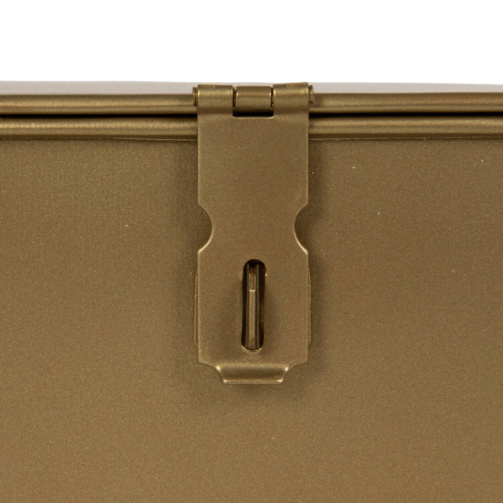 Hello Honey® Decorative Metal Boxes with Gold Finish Set