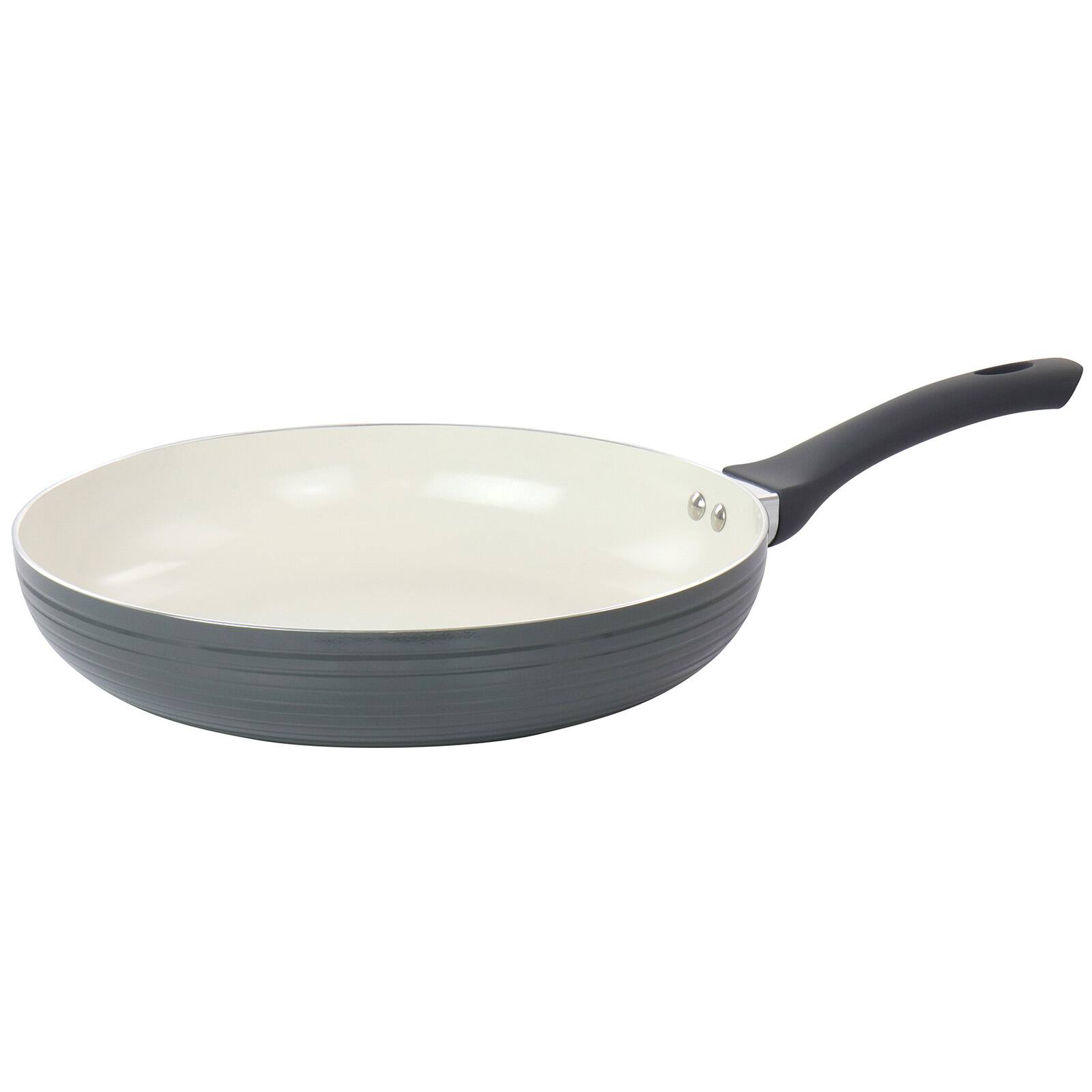 Oster Ridge Valley 12" Gray Aluminum Nonstick Frying Pan