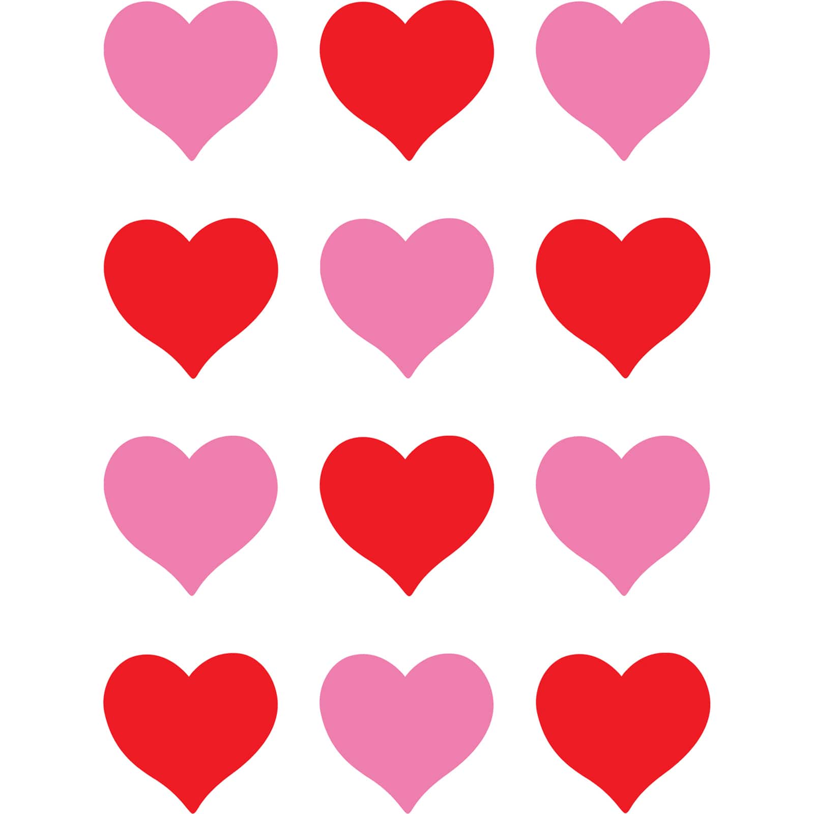 Teacher Created Resources Mini Hearts Accents, 6 Packs of 36