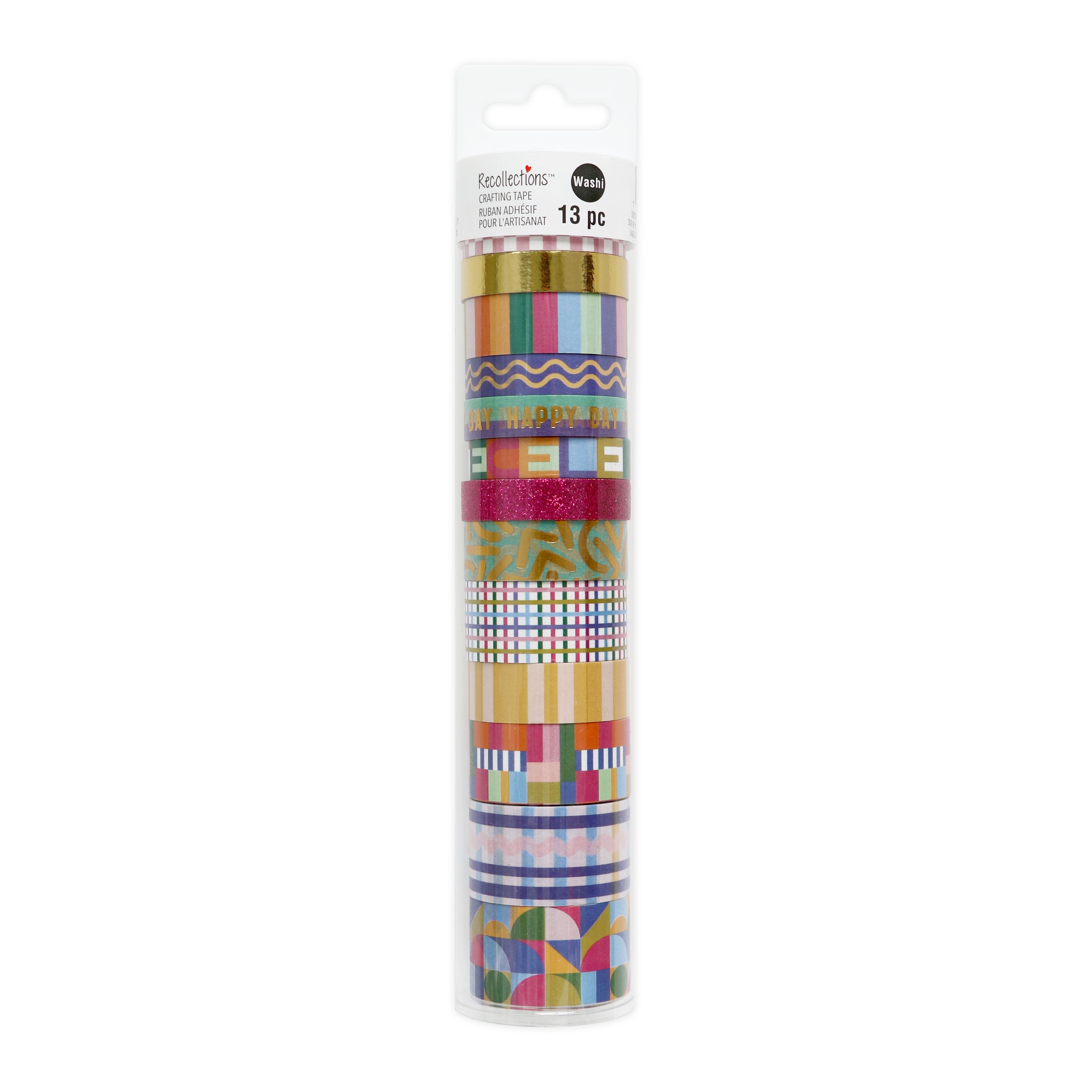 13-Piece Clubhouse Washi Tape Tube by Recollections™