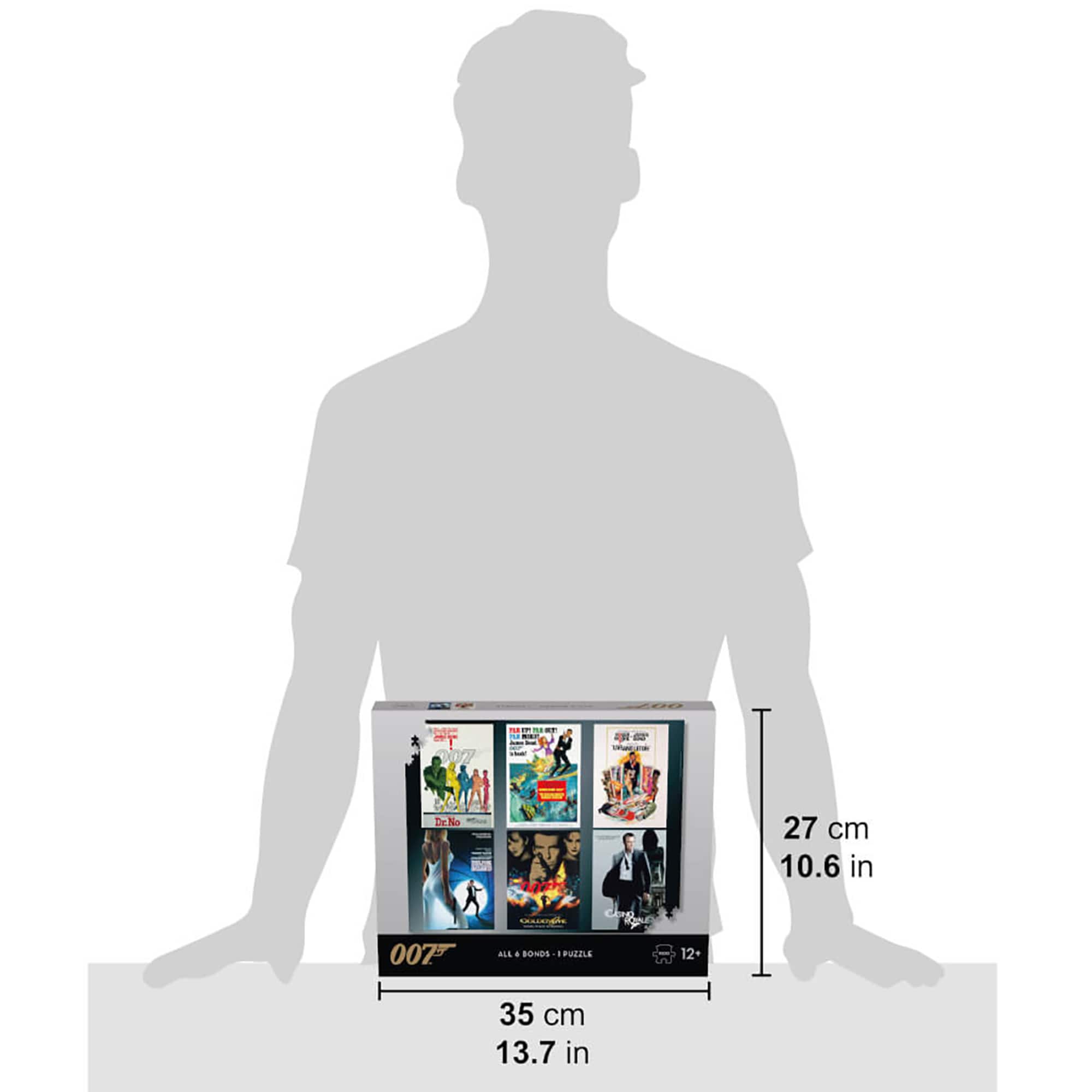 Top Trump® 007 Bond All Six Bonds 1,000 Piece Jigsaw Puzzle