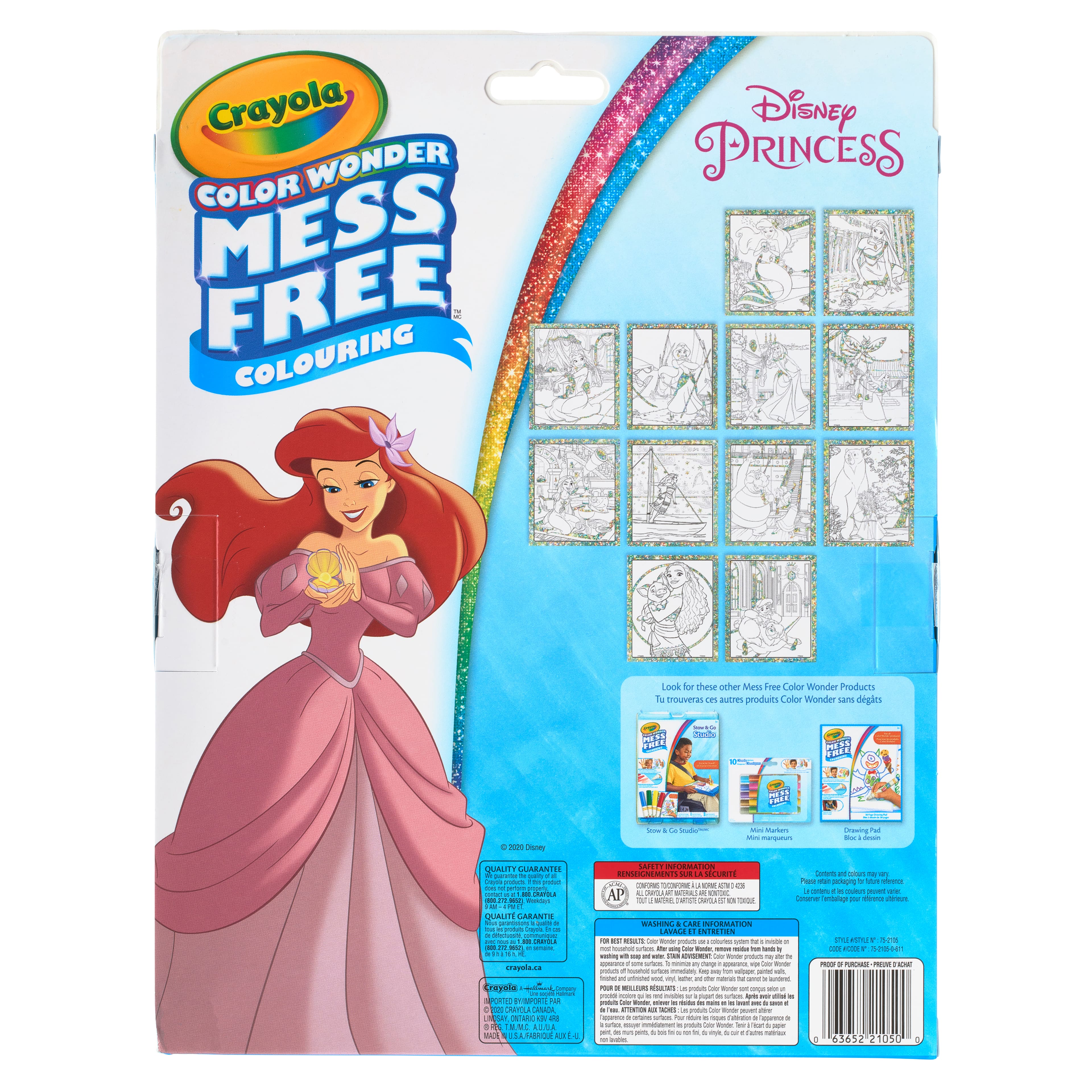 Crayola® Color Wonder Mess Free Disney® Princess Colouring Pages