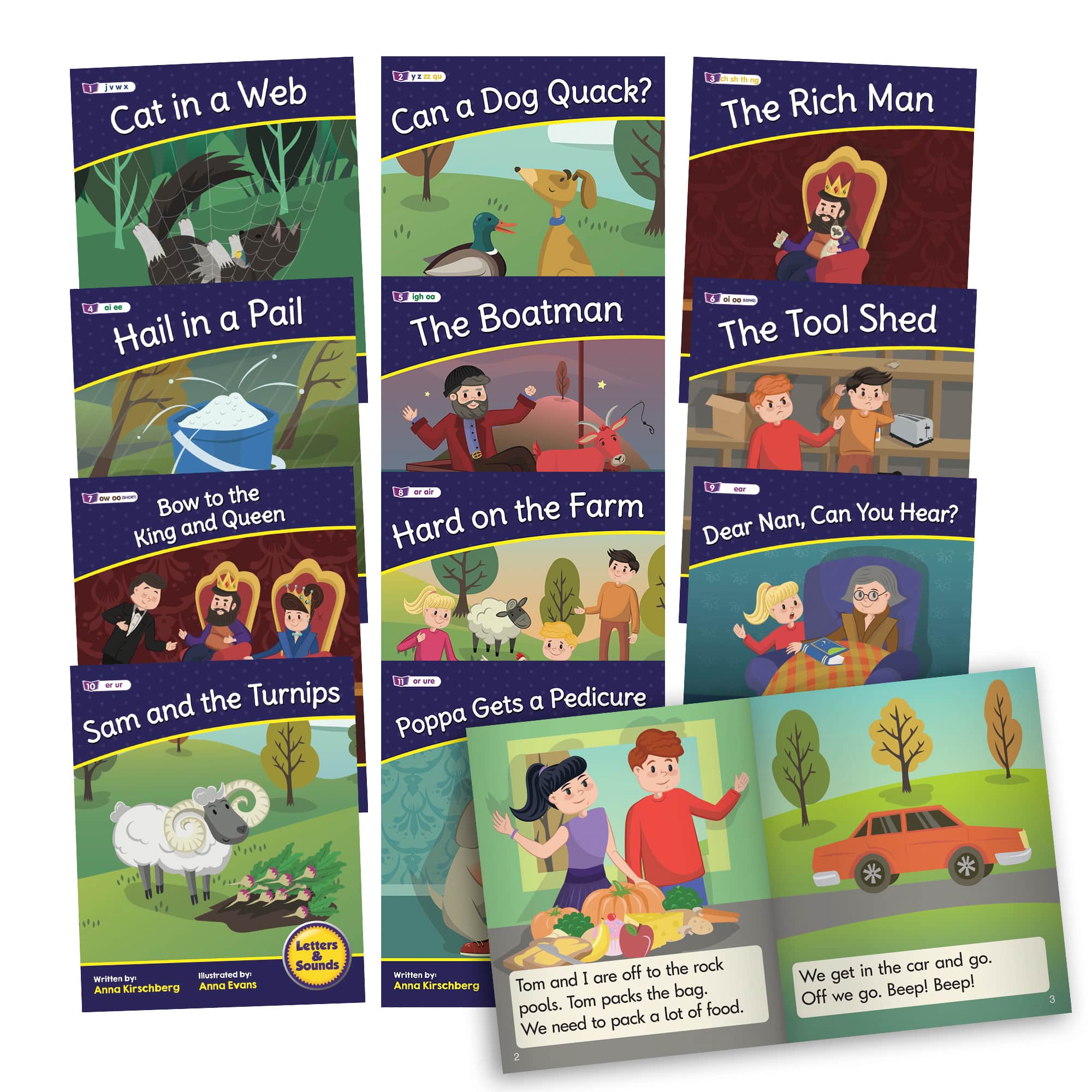 Junior Learning® Letters & Sounds Phase 3 Set 2 Fiction Educational Learning Set