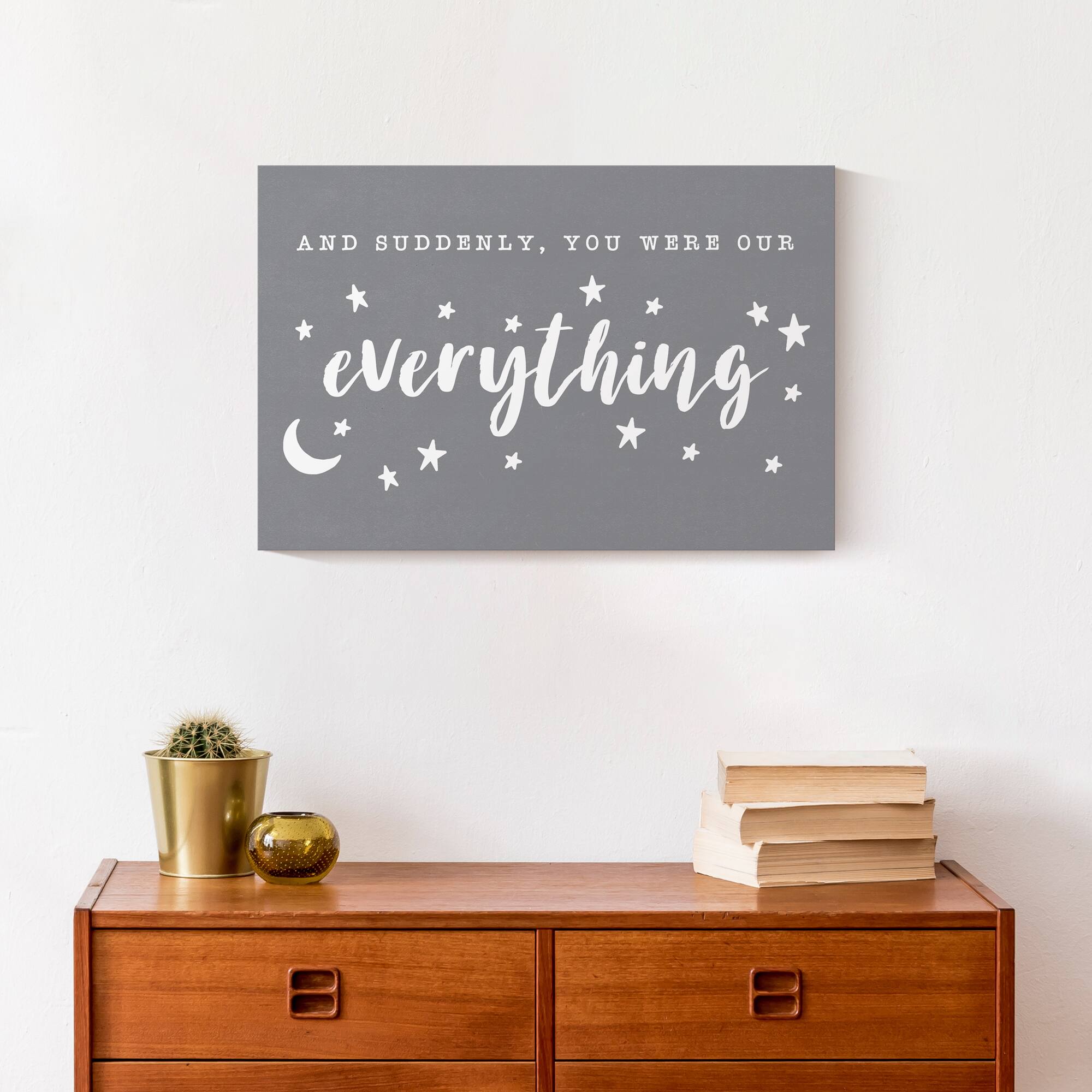 You Were Our Everything 18" x 12' Canvas Wall Art