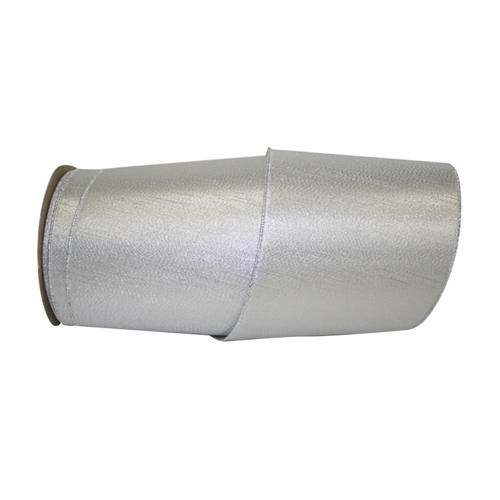 JAM Paper 2.5" x 25yd. Lamé Commercial Heavy Wired Ribbon