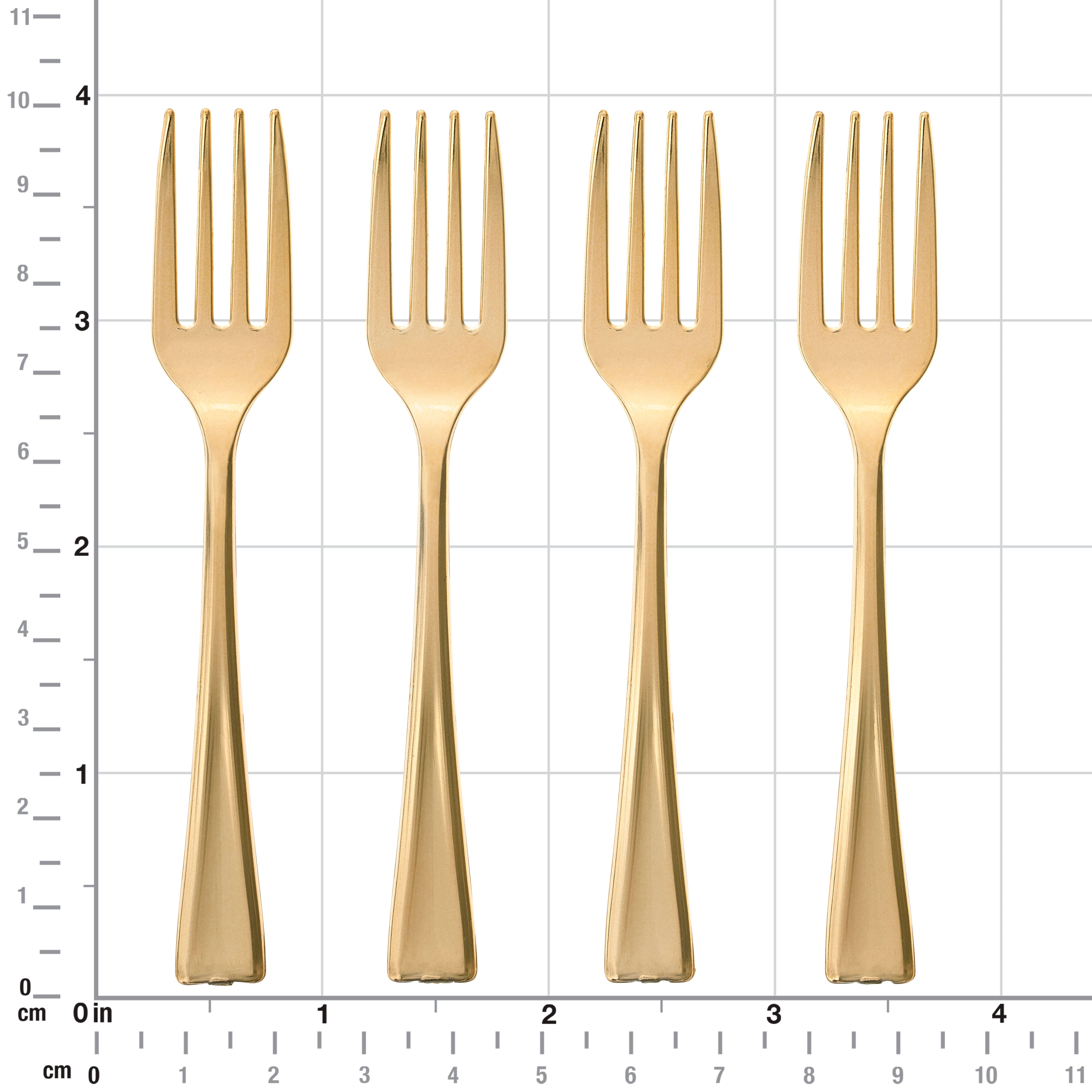 Gold Mini Forks by Celebrate It™, 24ct.