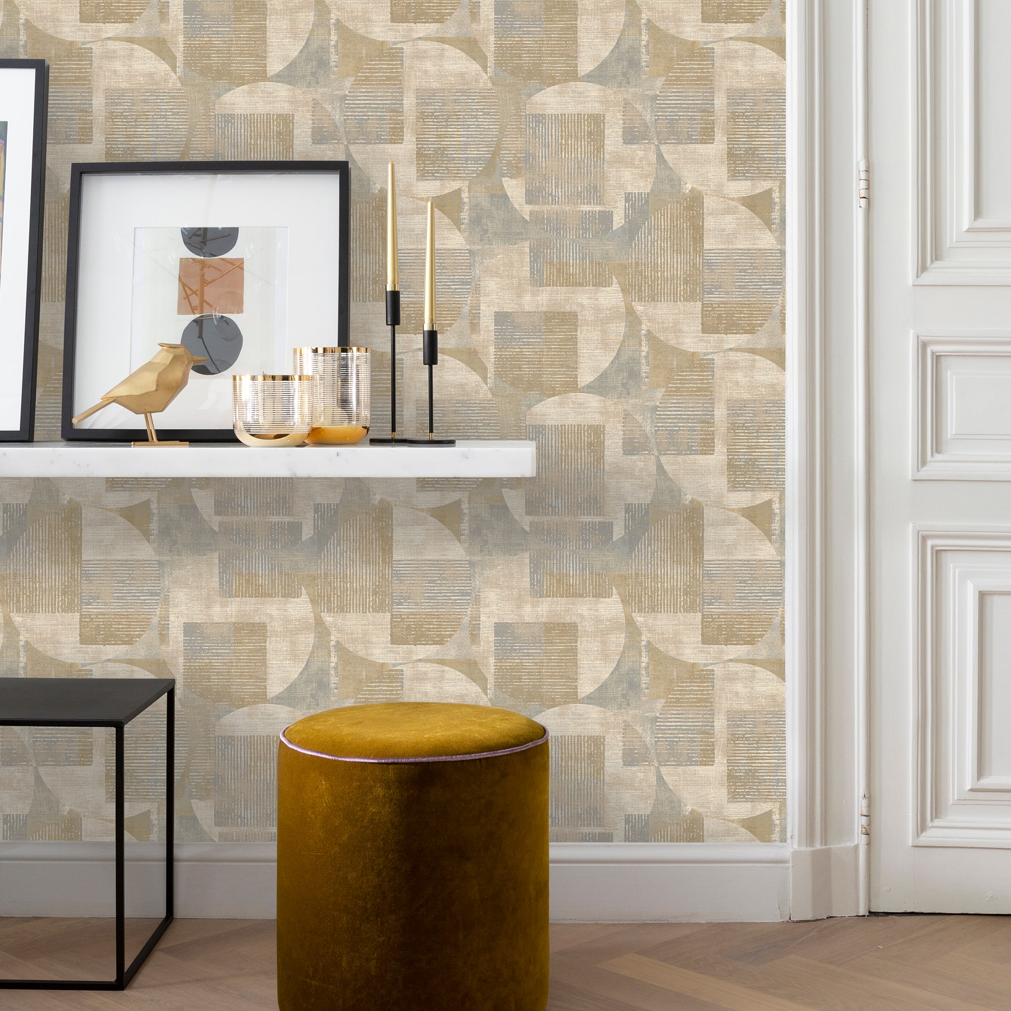 Designs Direct Geo Canvas Wallpaper