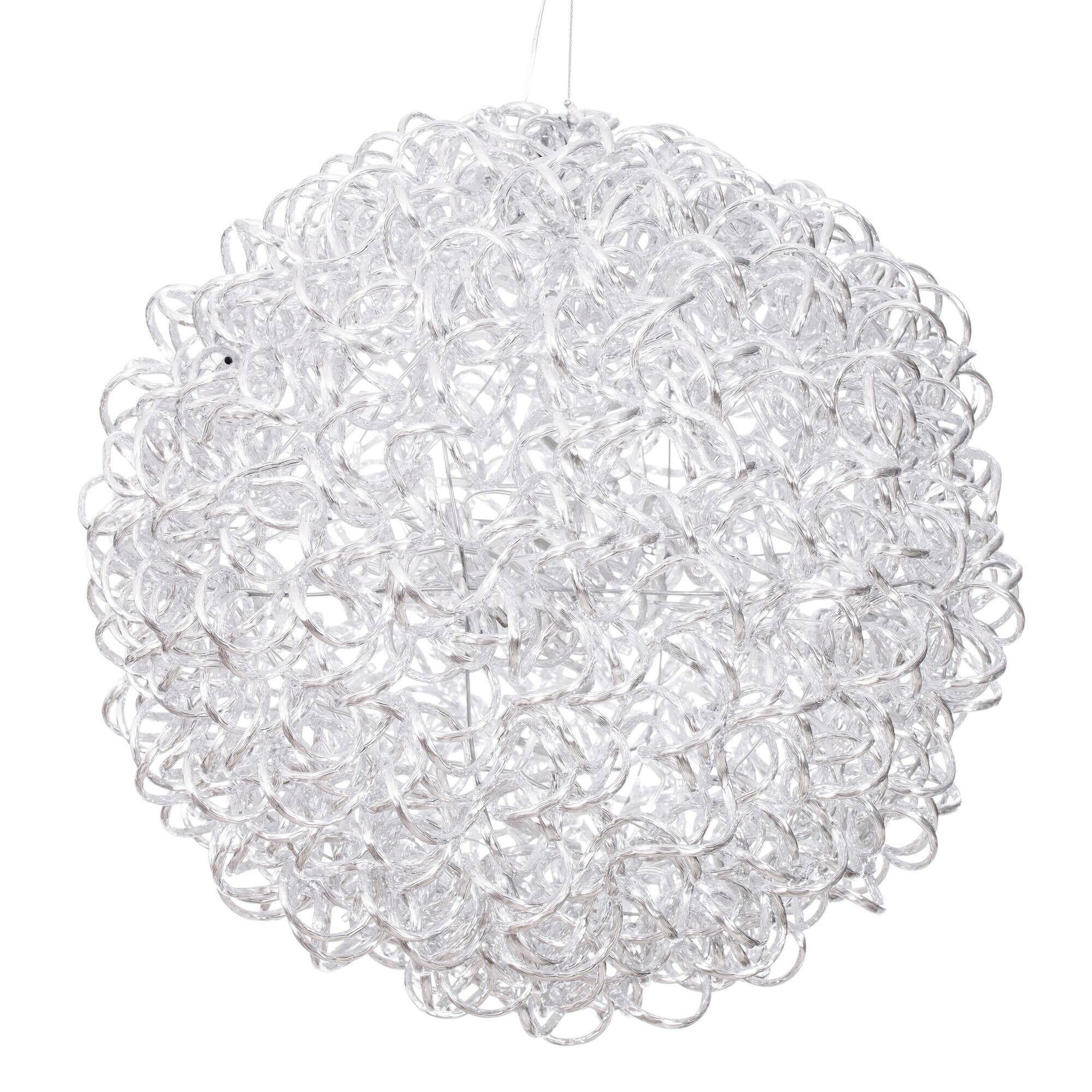 Vickerman 18" LED Spiral Aluminum Ball