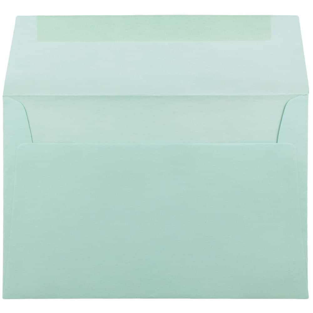 JAM Paper A9 Aqua Blue Invitation Envelopes