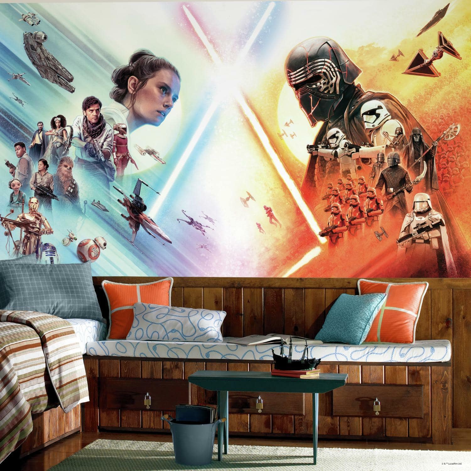 RoomMates Star Wars The Rise Of Skywalker Peel & Stick Mural