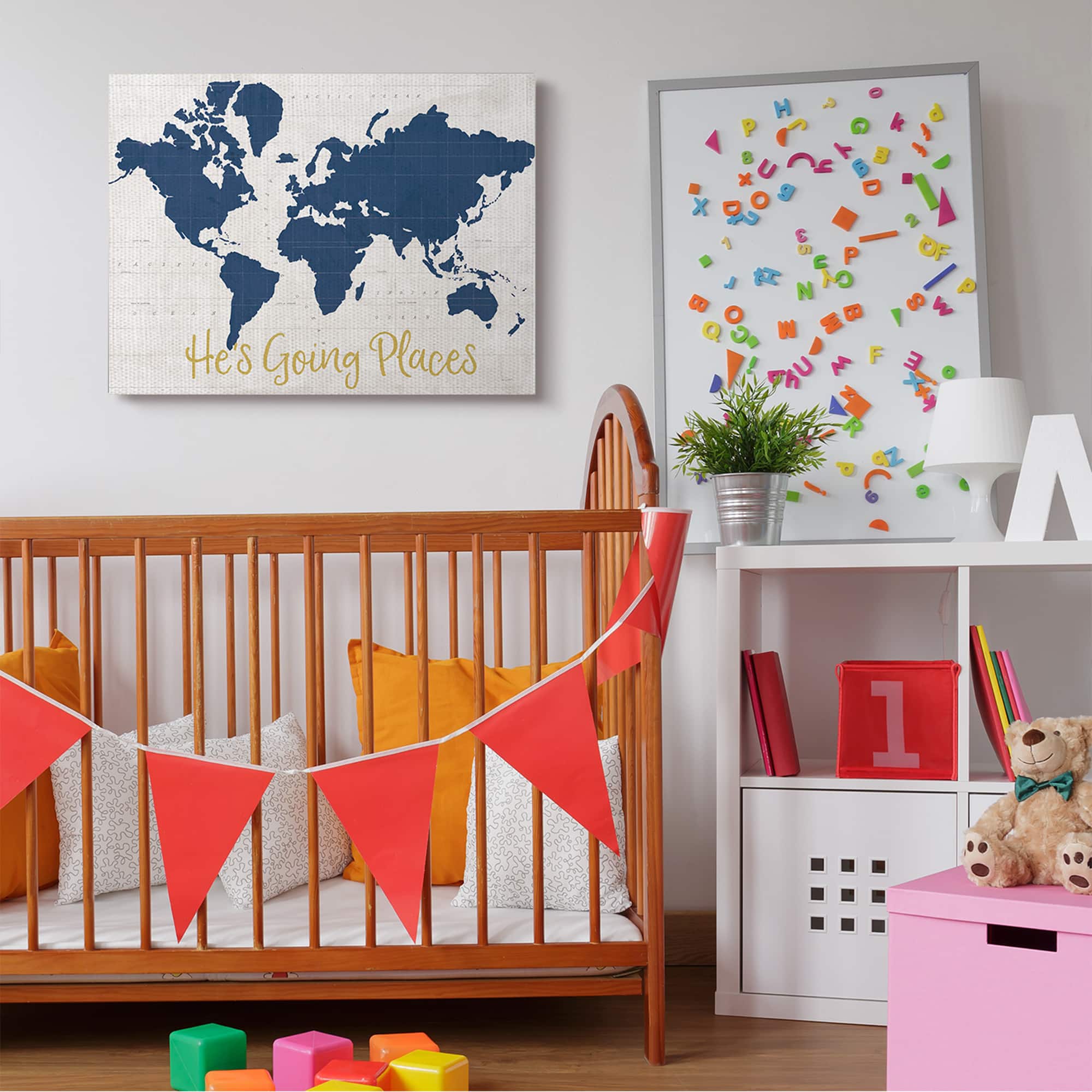 Stupell Industries He's Going Places Canvas Wall Art