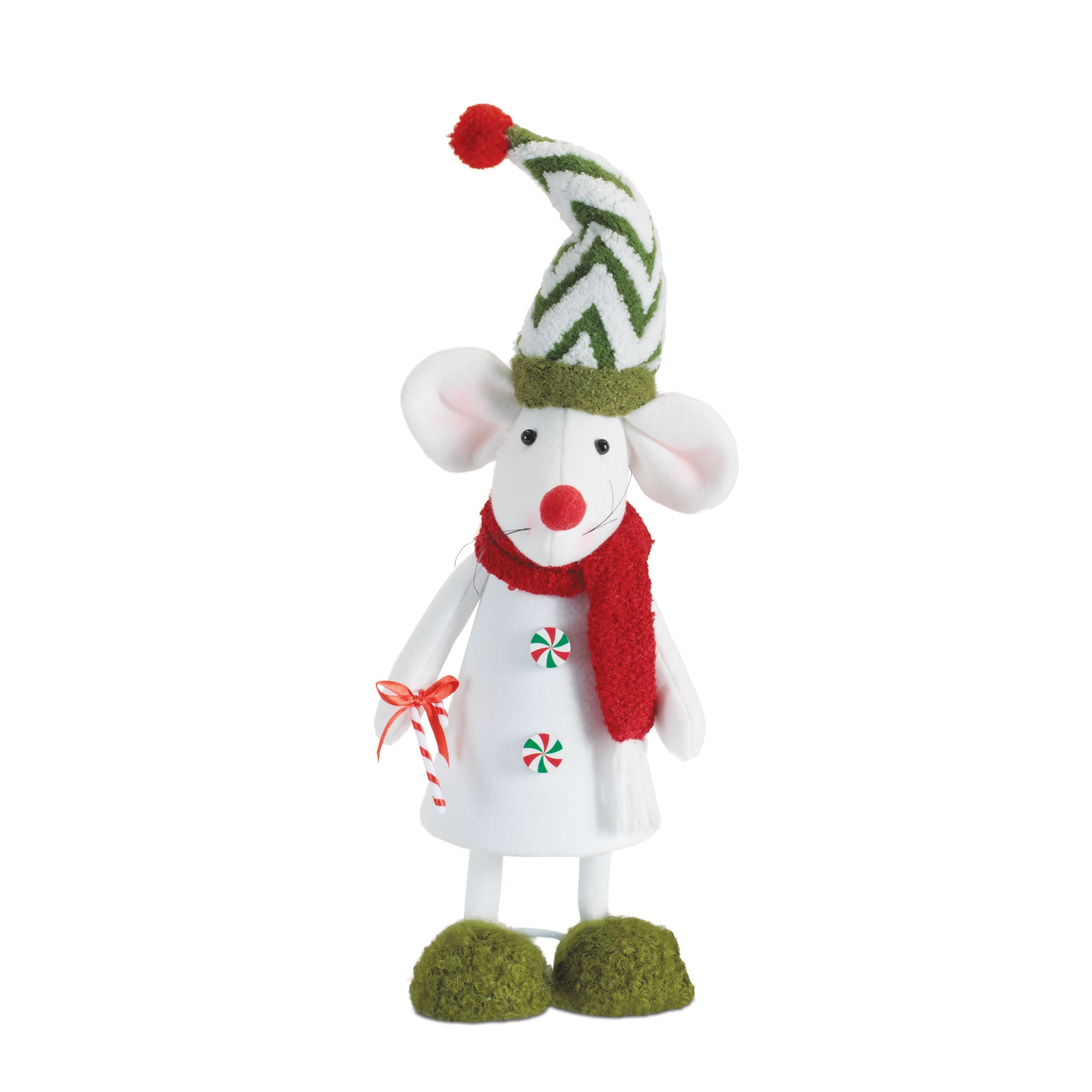 Melrose 17.75" Holiday Plush Mouse Figurines Set