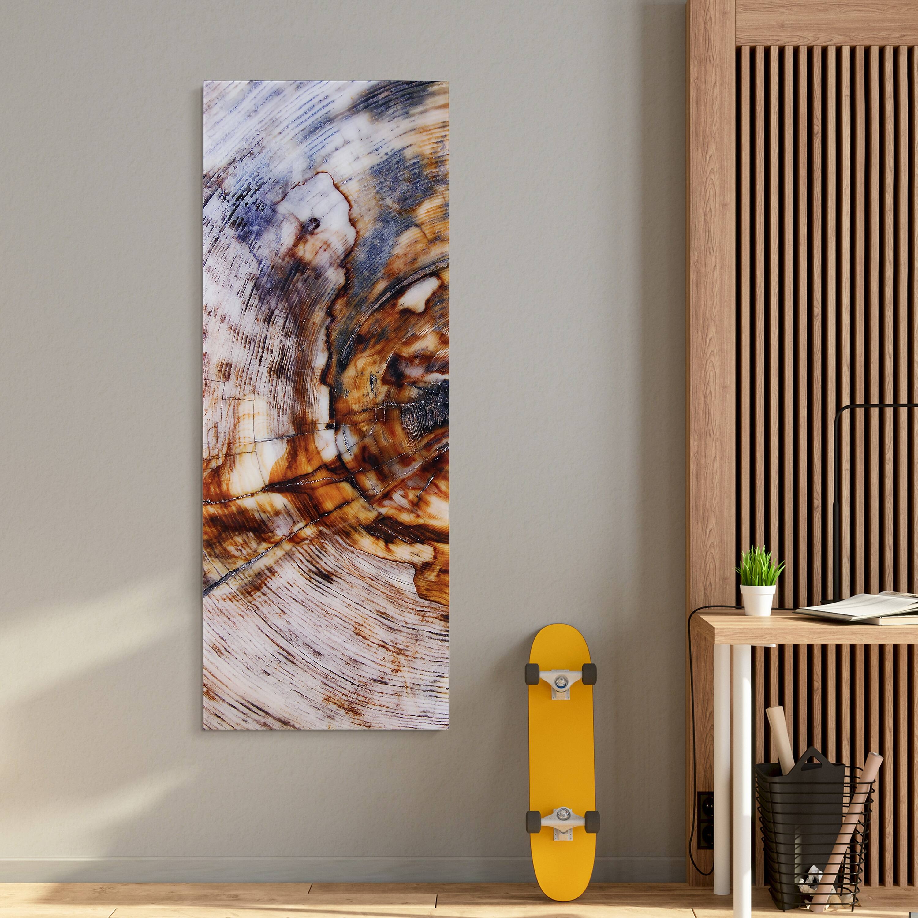 Empire Art Direct 63" x 24" Impact A Free Floating Tempered Glass Wall Art