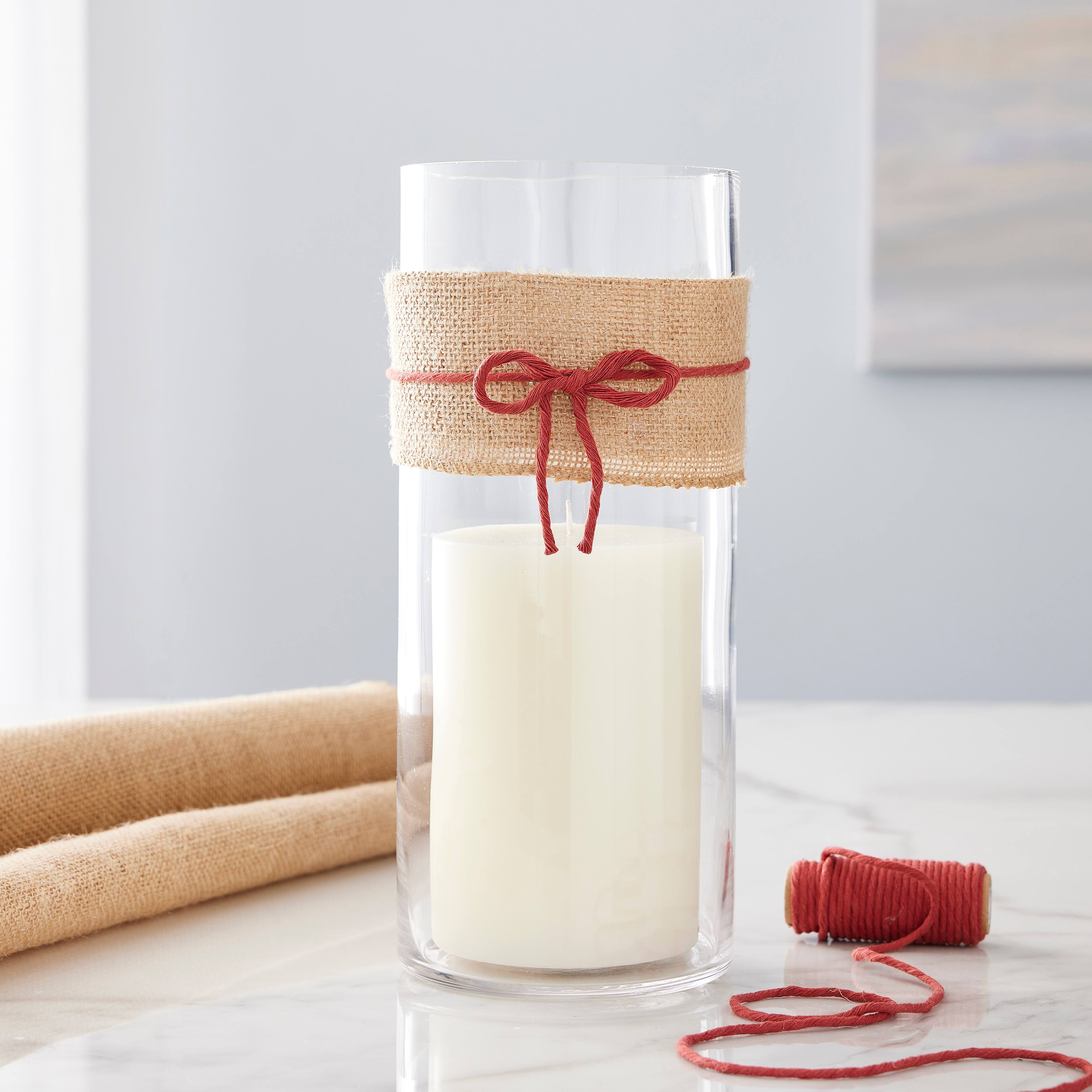 12" Clear Glass Cylinder Vase by Ashland®