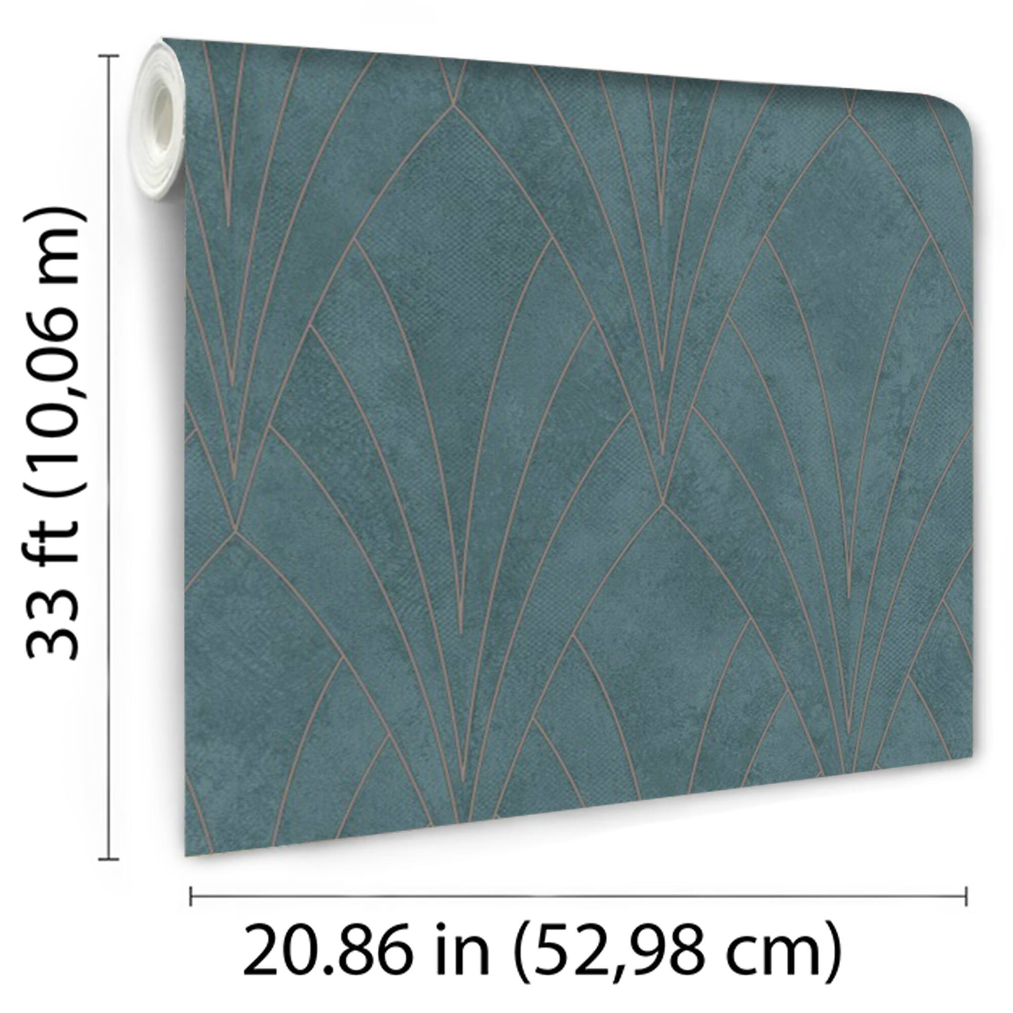 Designs Direct Art Deco Fan Texture Ground Wallpaper