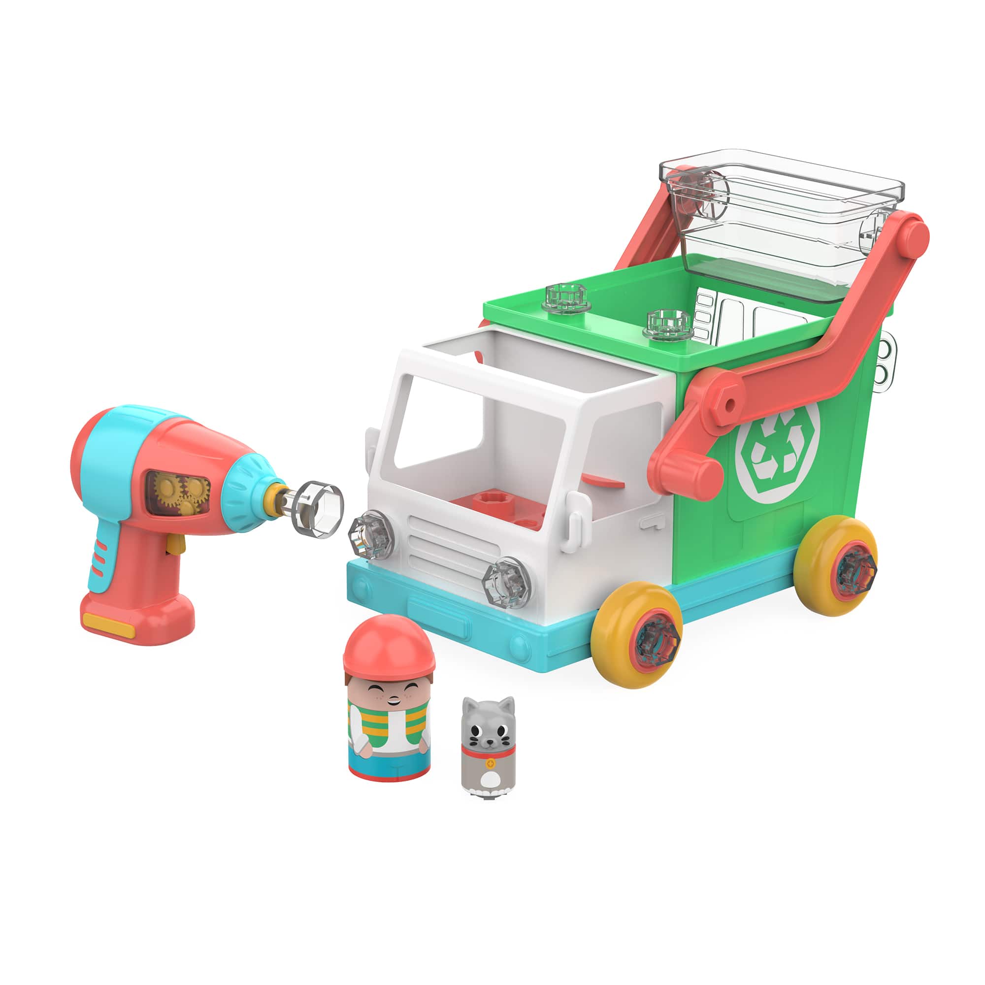 Educational Insights Design & Drill Bolt Buddies Pick-it-Up Truck