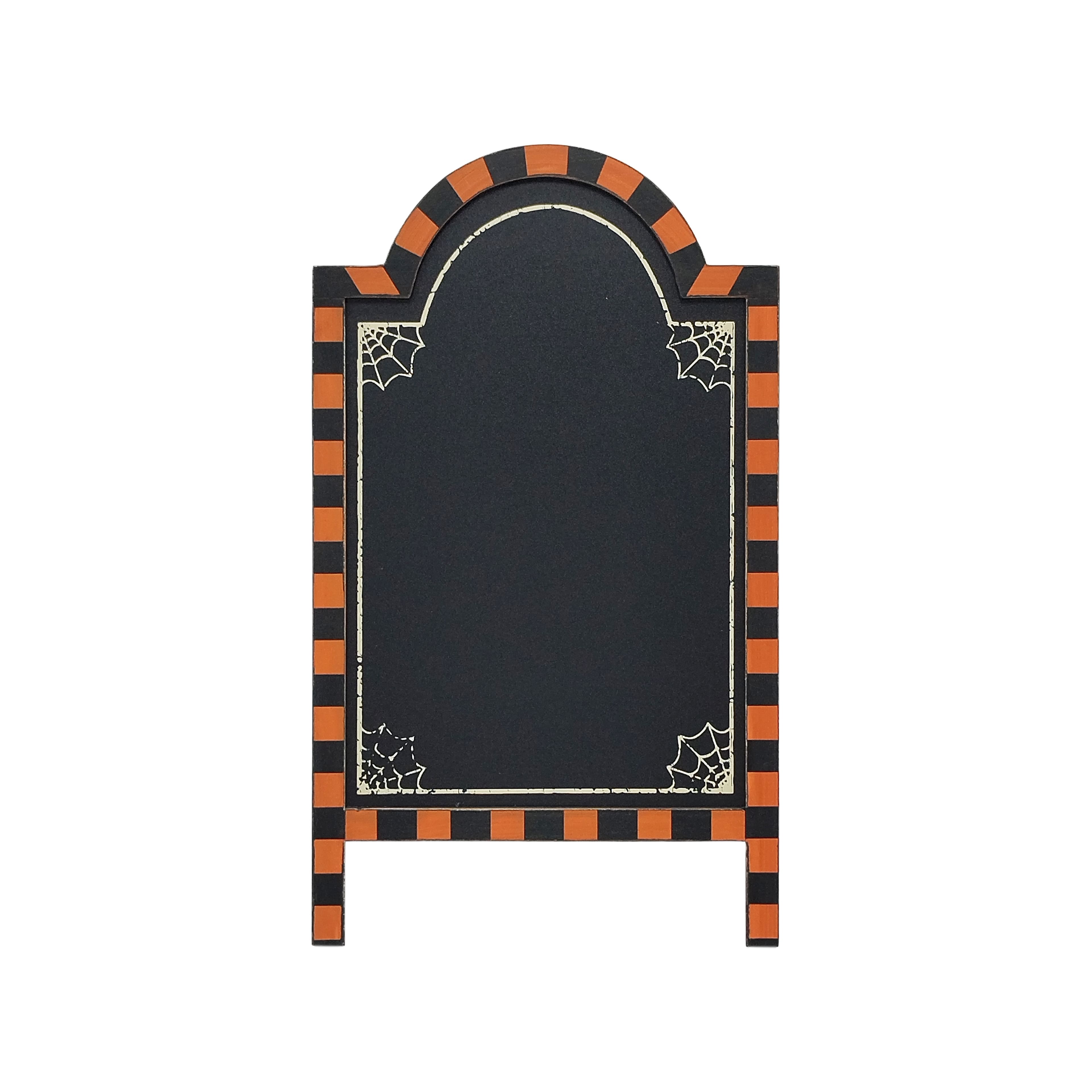 23" Black & Orange Spiderweb Chalkboard by Ashland®