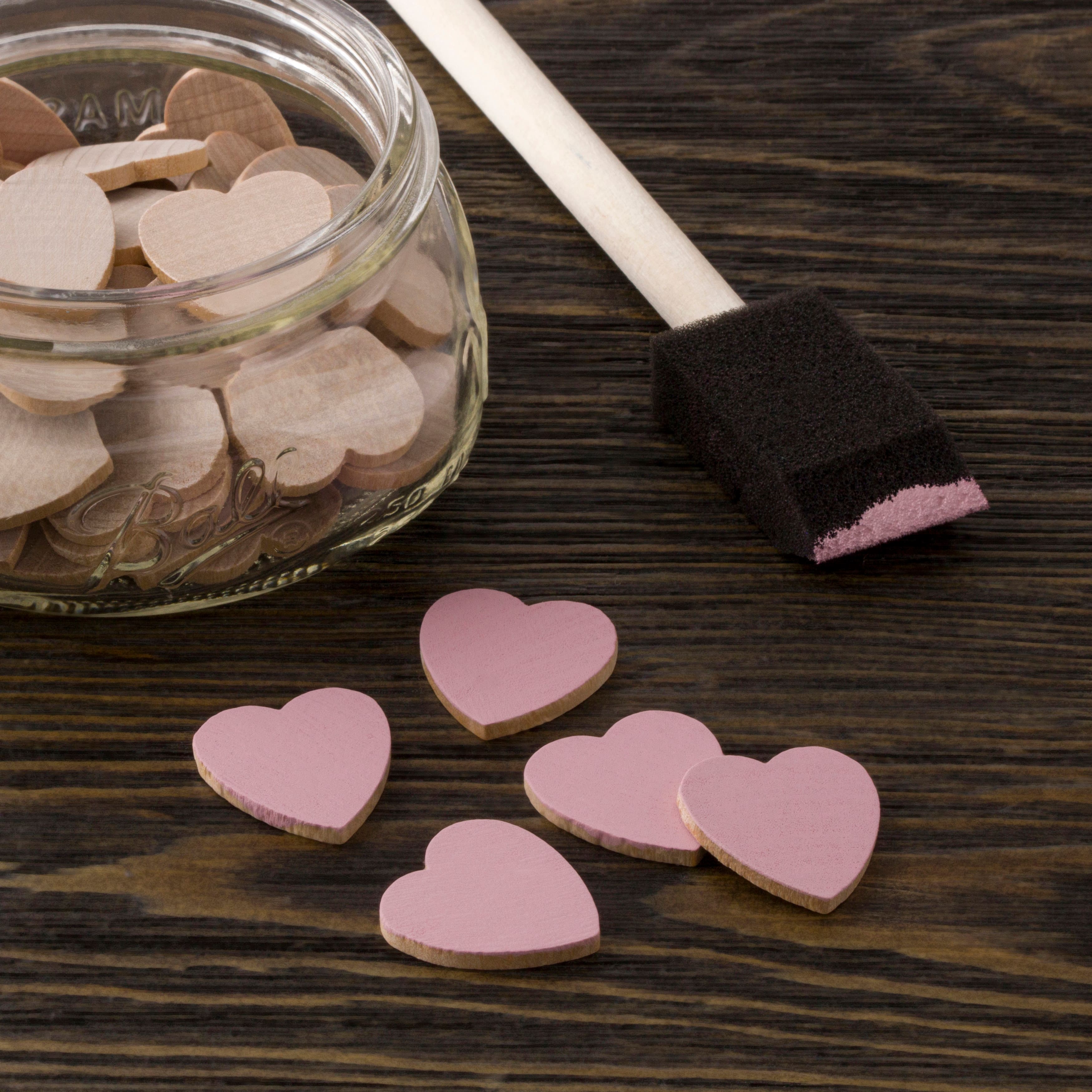 6 Packs: 28 ct. (168 total) Wood Hearts by Make Market®
