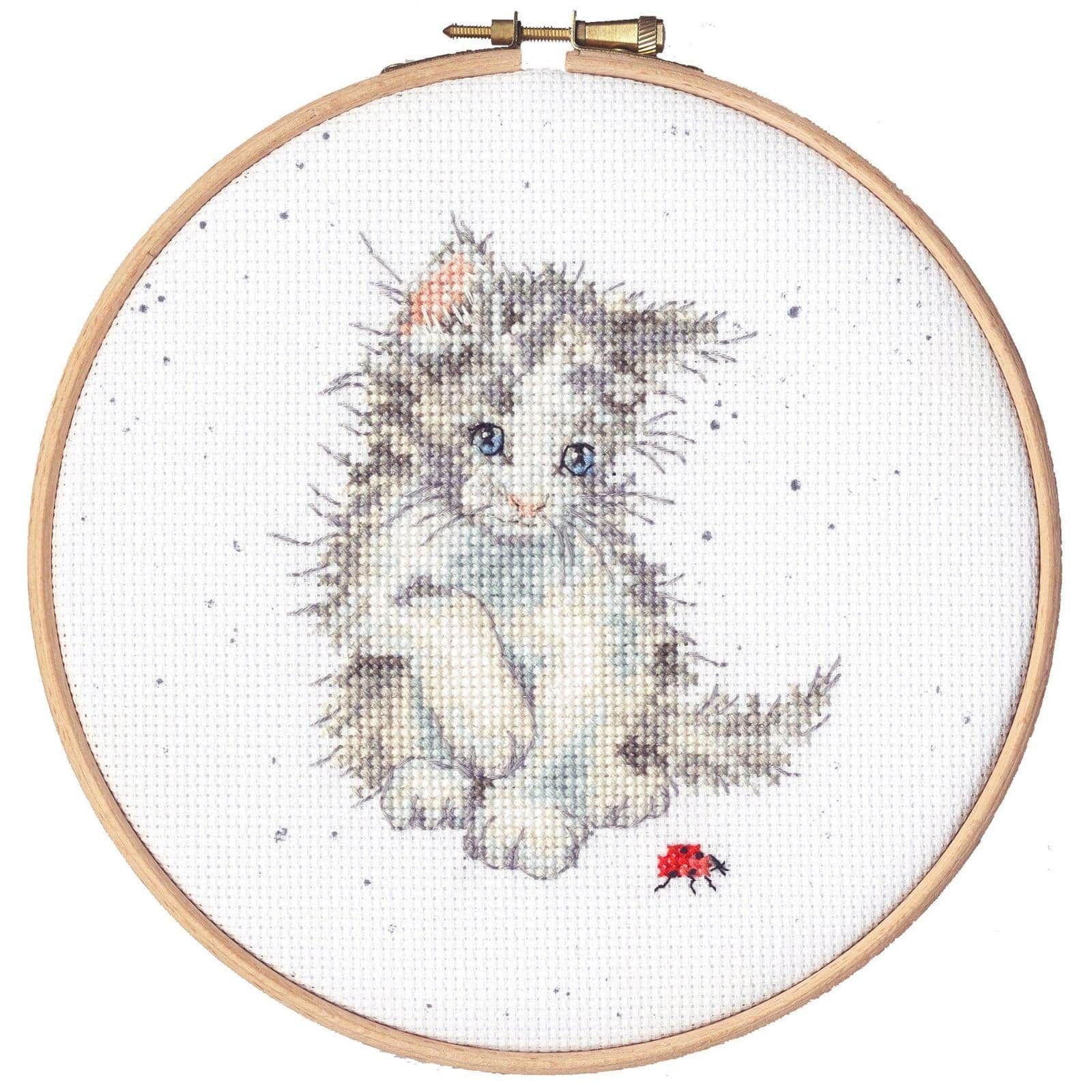 Bothy Threads Ladybird Counted Cross Stitch Kit with Hoop