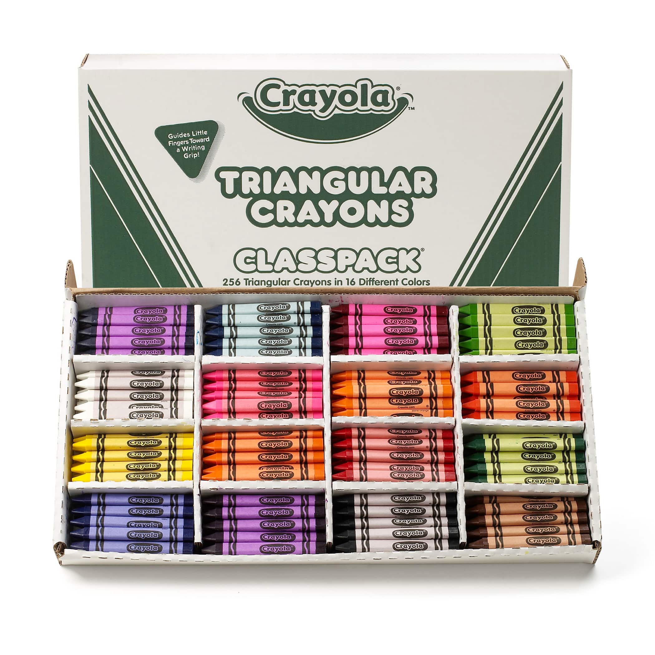 6 Packs: 256 ct. (1,536 total) Crayola® Classpack® Triangular Crayons