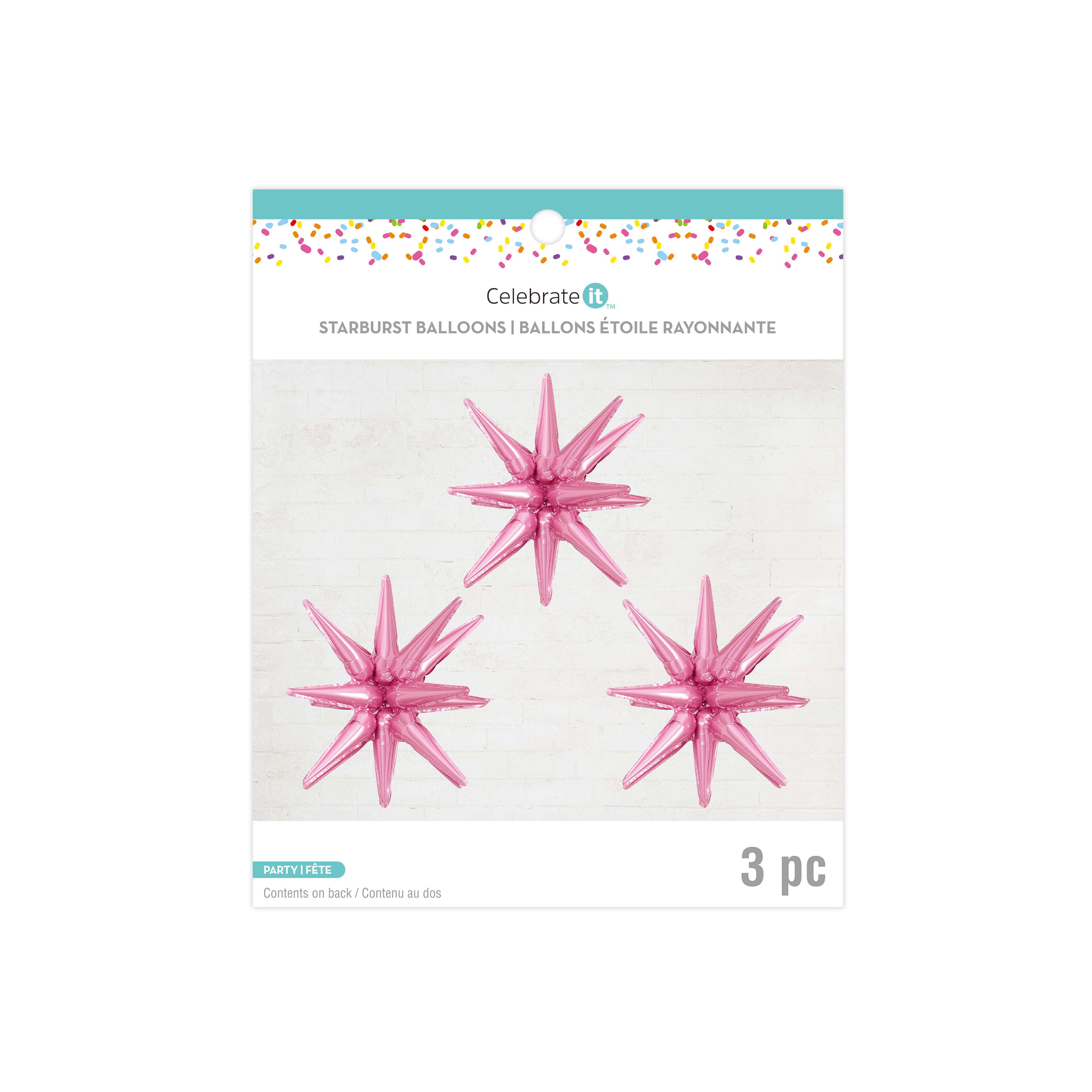 26" Starburst Foil Balloons, 3ct. by Celebrate It™