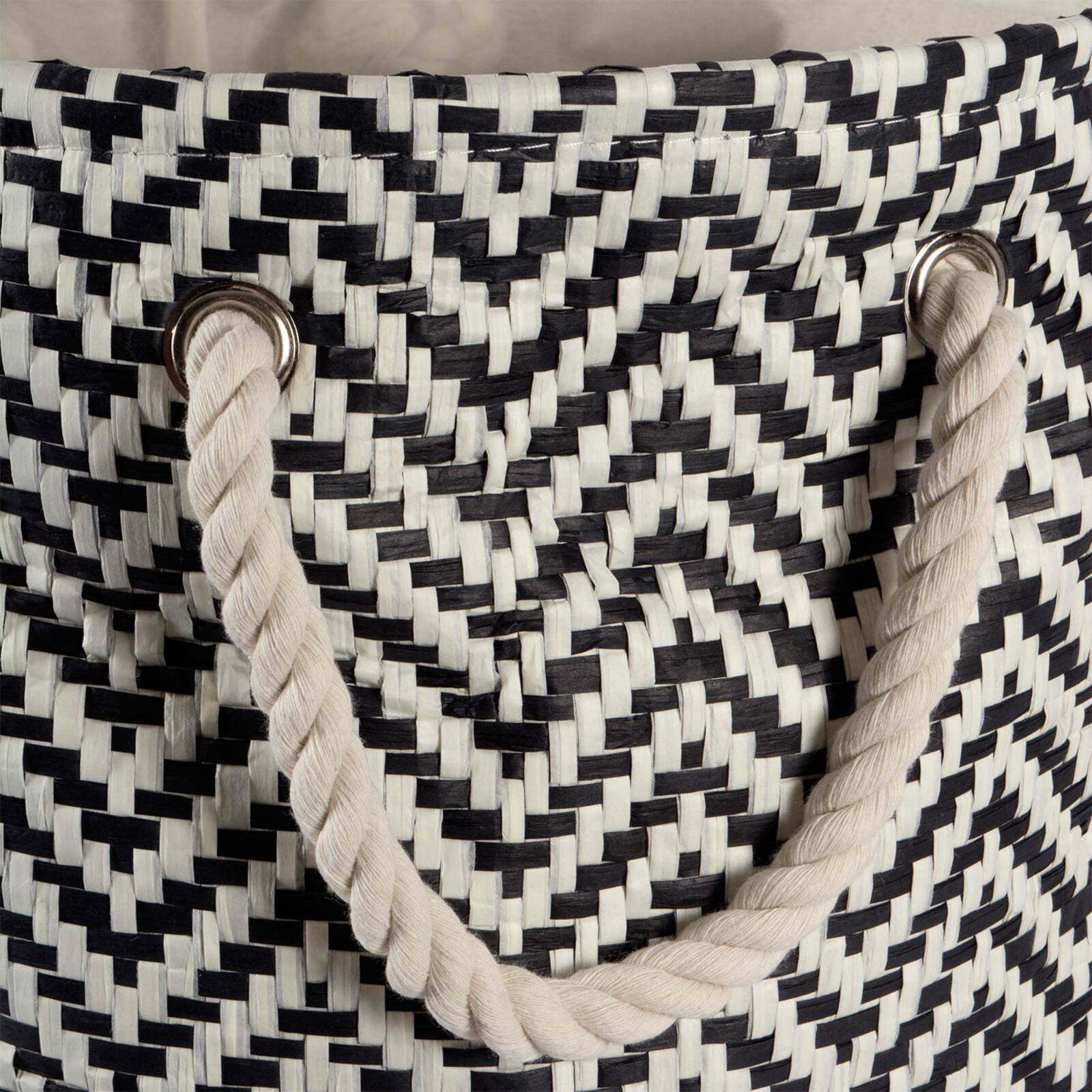 DII® Medium Round Chevron Paper Bin