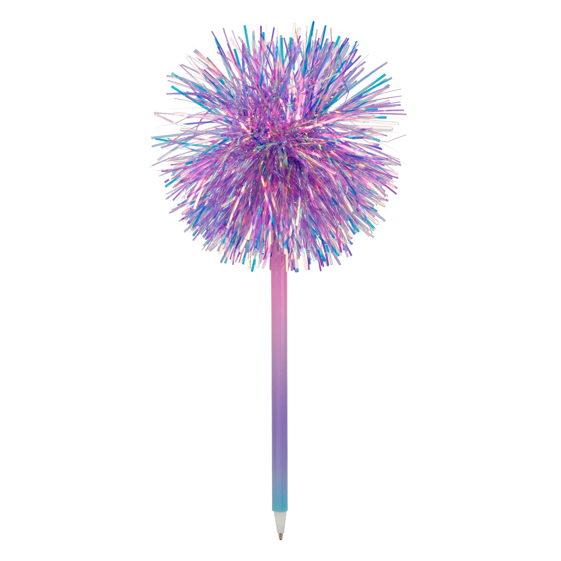 Assorted Tinsel Pom-Pom Novelty Pen by Fab Finds, 1pc.