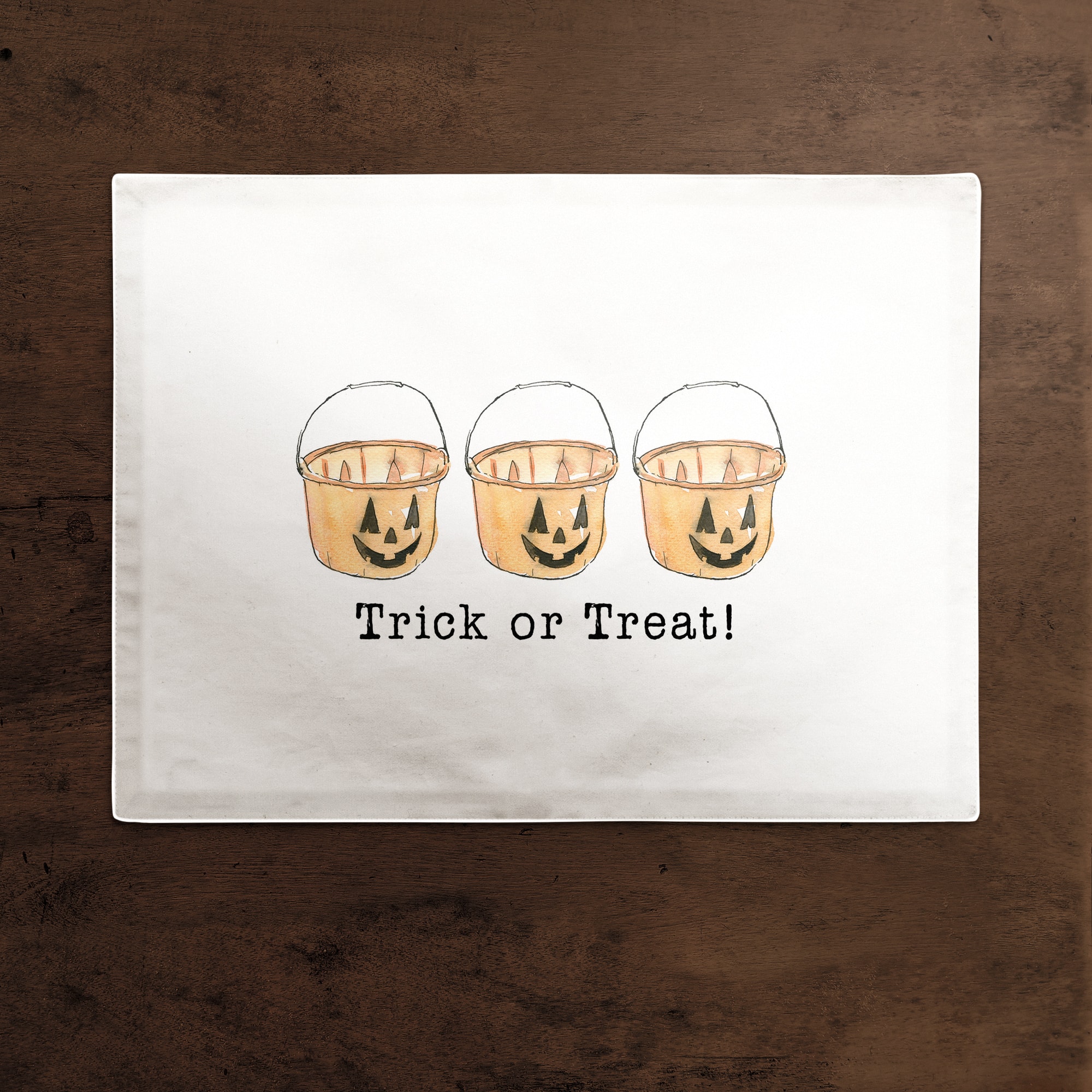 Trick Or Treat Candy Polyester Twill Placemat
