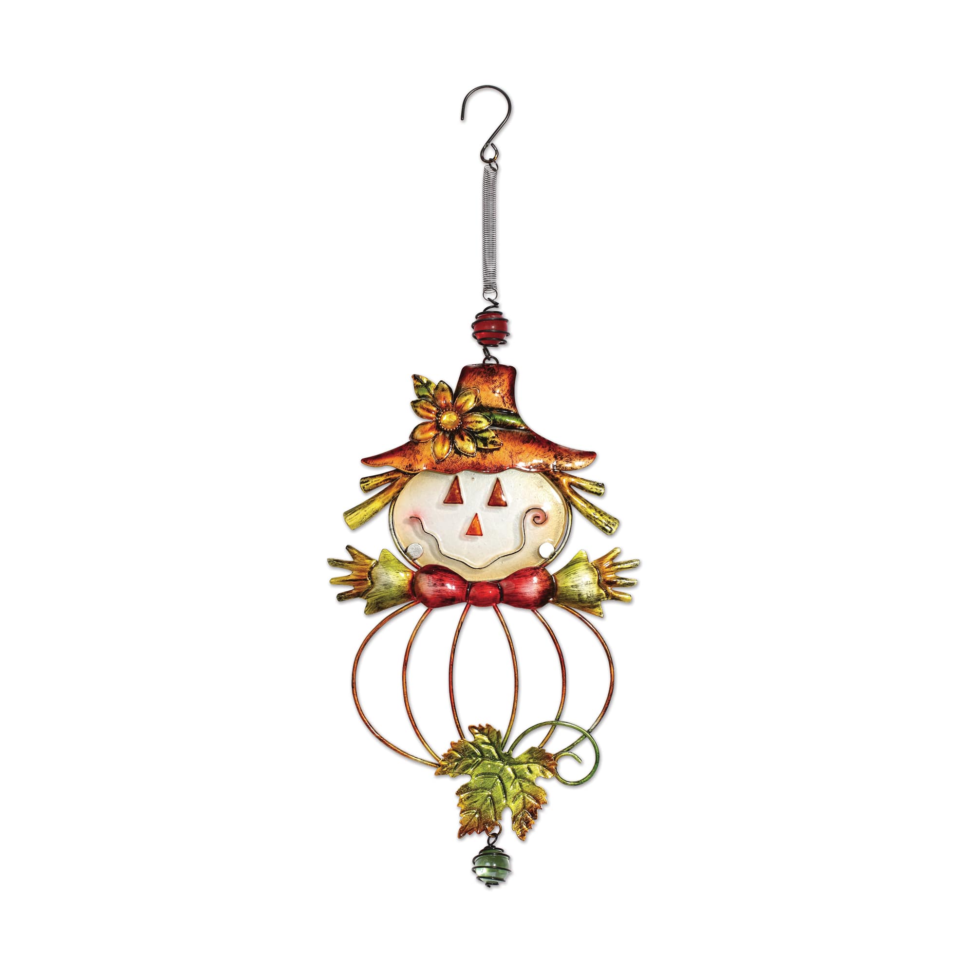 Sunset Vista Designs® 24.75" Whimsical Fall Scarecrow Bouncy Décor