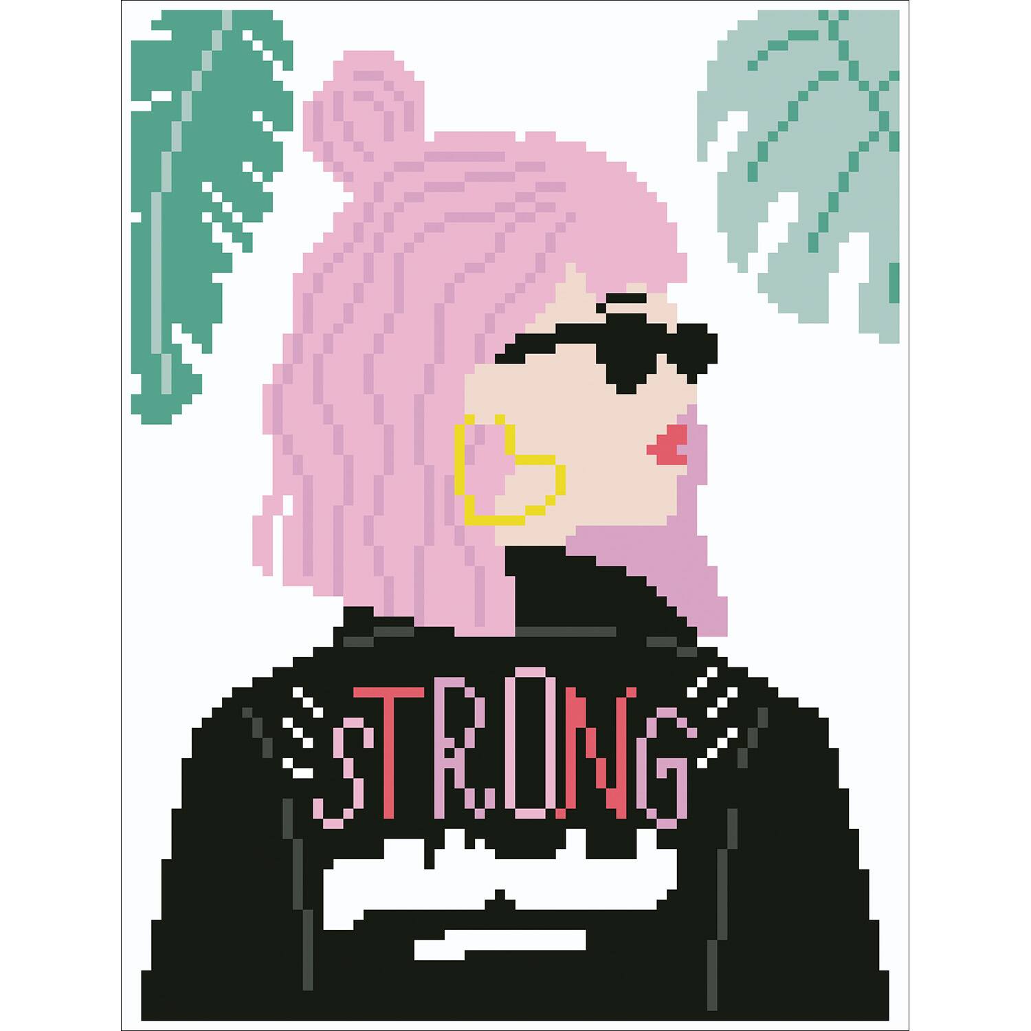 Camelot® Dots Strong Girls Club Diamond Painting Kit