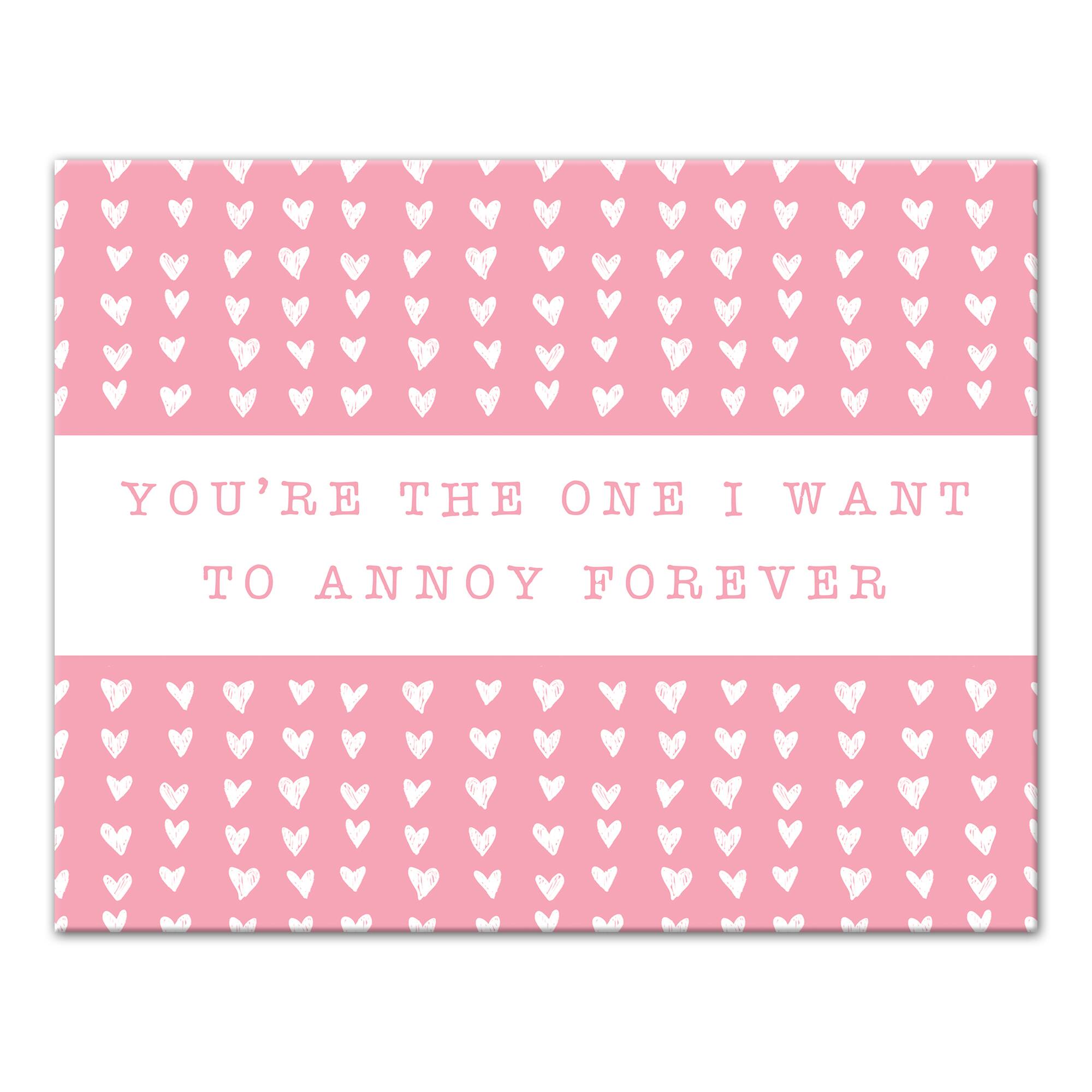 One Annoy Forever Canvas Wall Art