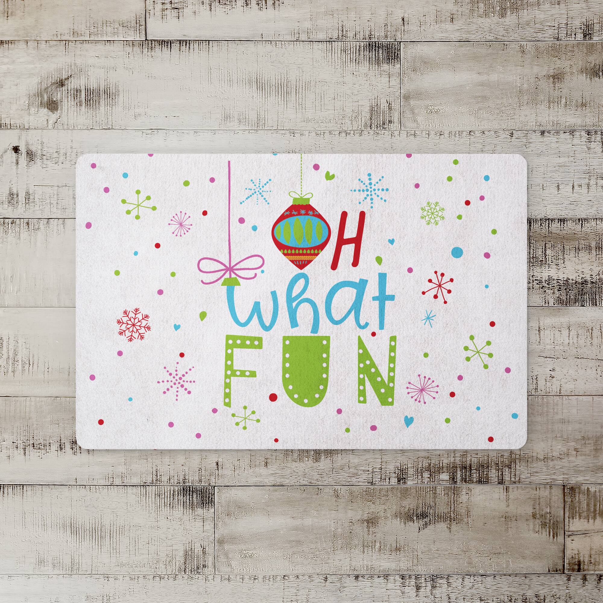 Oh What Fun 27x18 Floor Mat