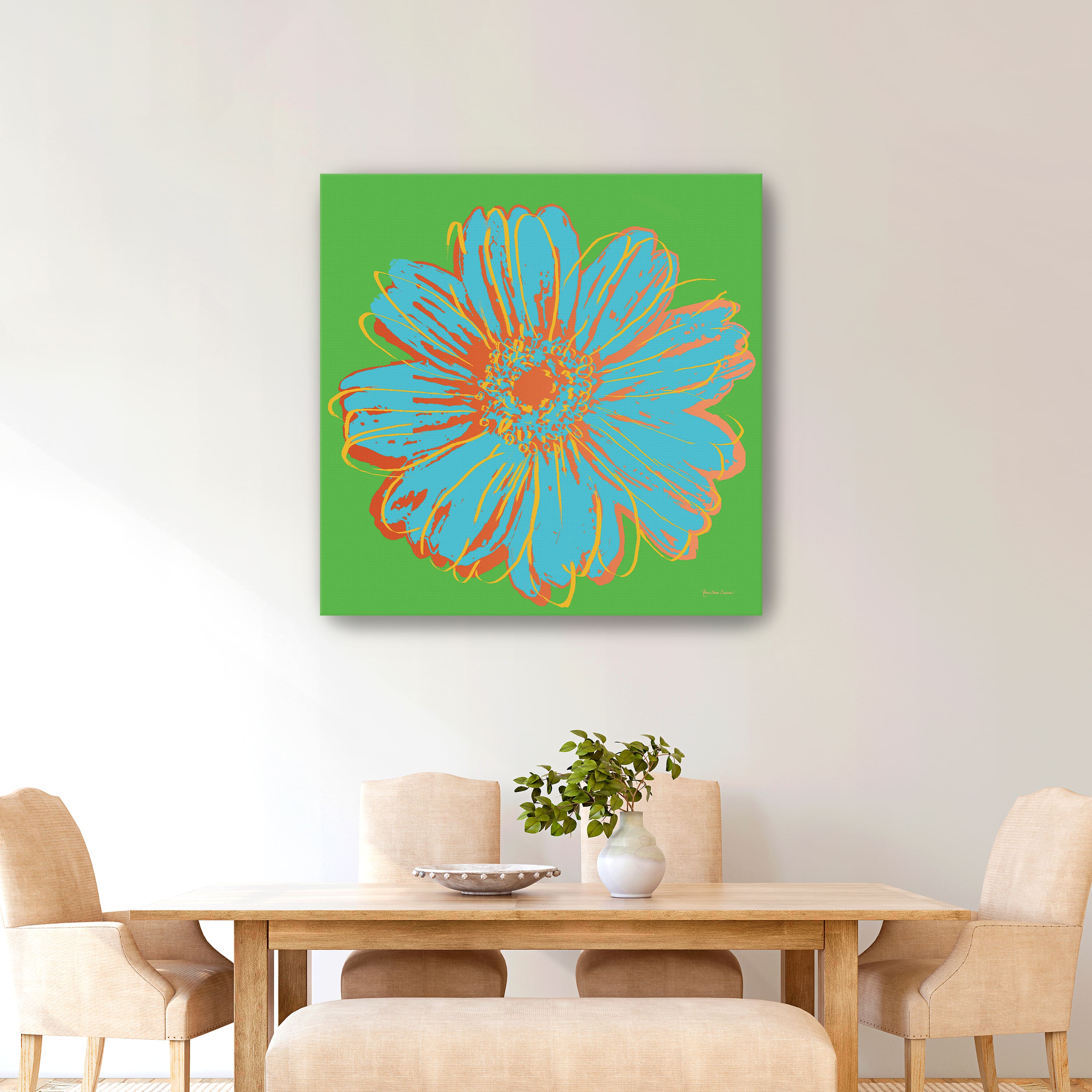 Flower Pop Art II Canvas Giclee