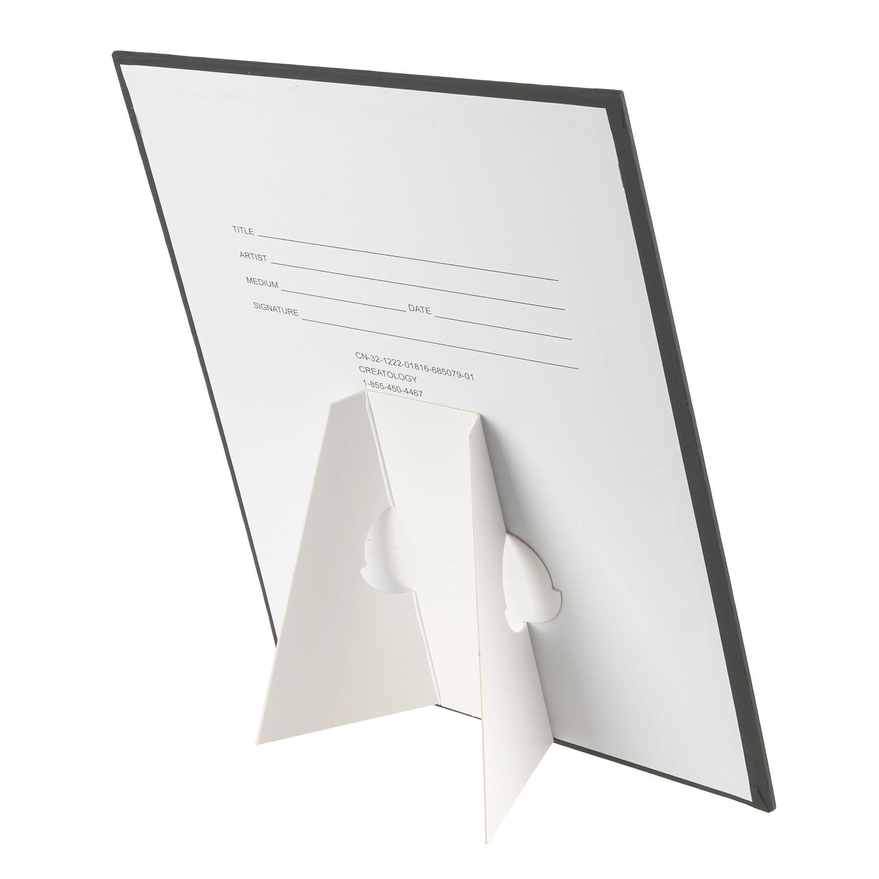 5 Pack 9" x 12" Black Canvas Panels by Creatology™