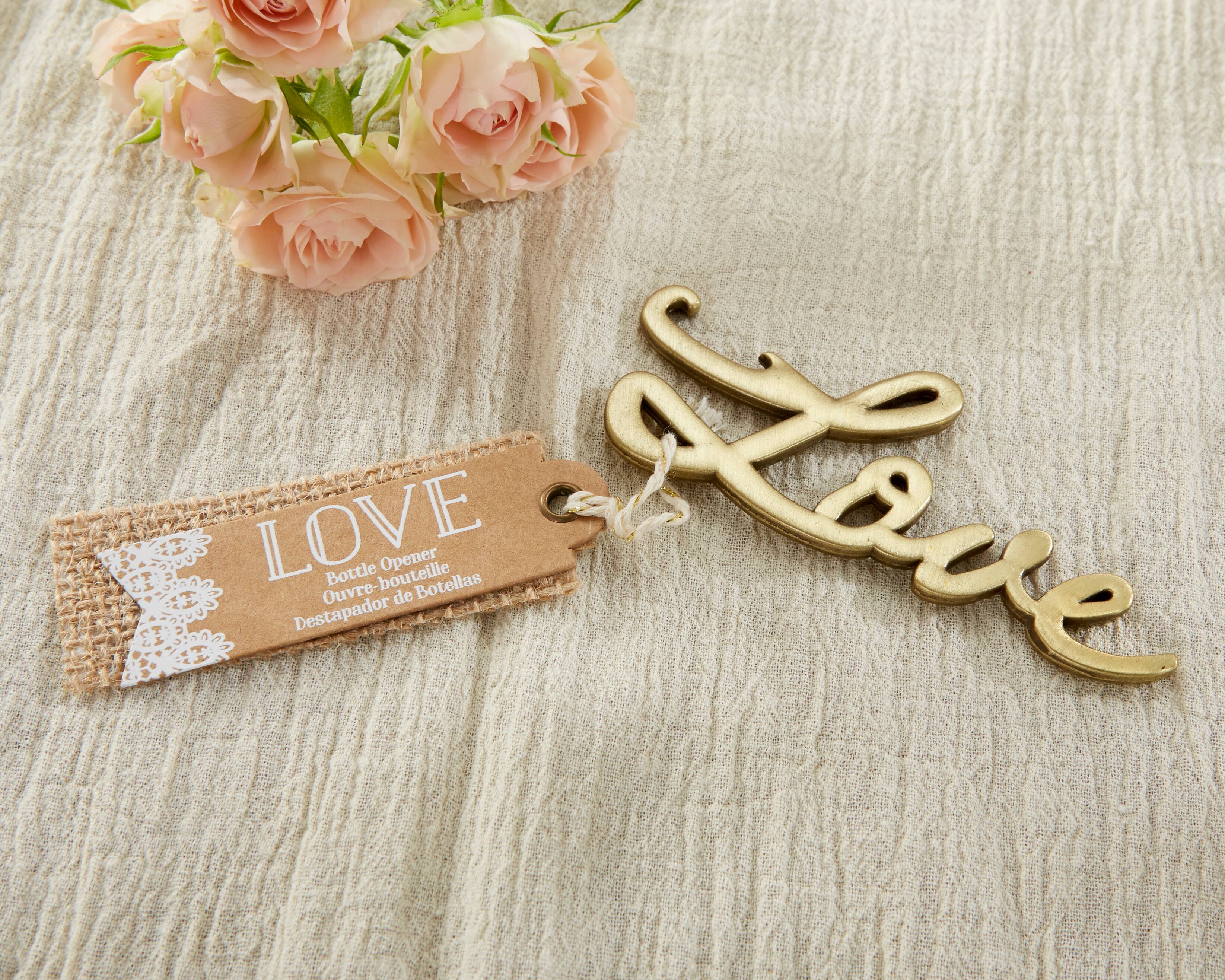 Kate Aspen® Love Antique Gold Bottle Opener, 4ct.
