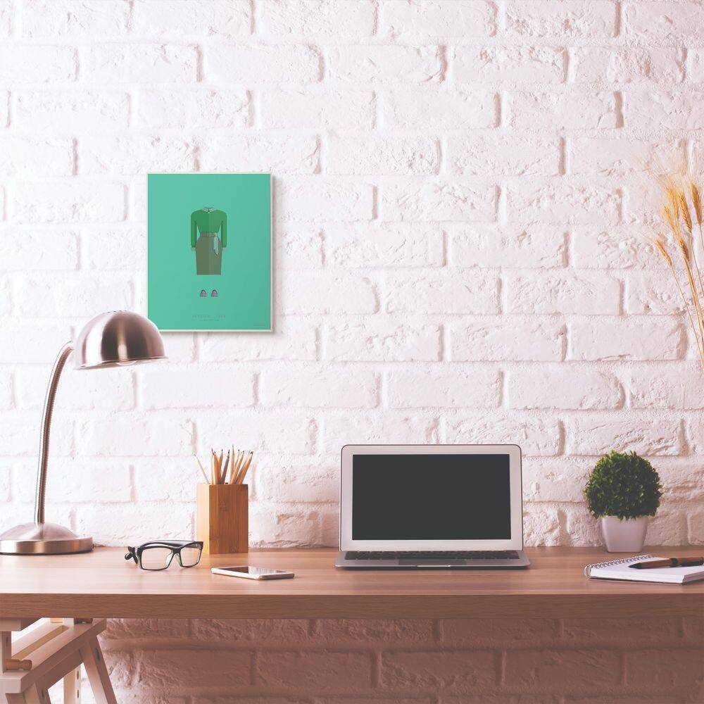 Stupell Industries Famous People Character Fashion Design Vertigo Wood Wall Plaque