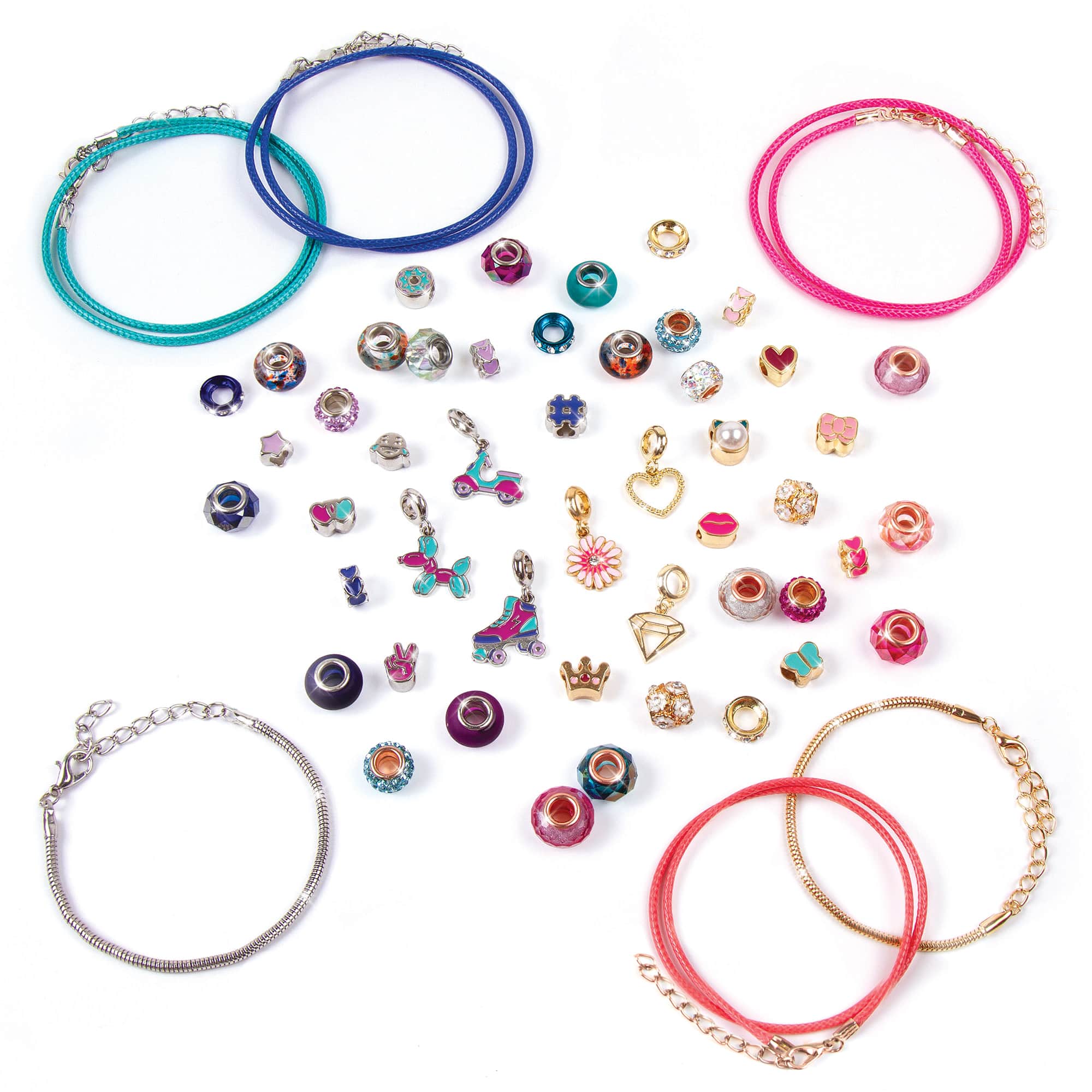 Make It Real™ 2-In-1 True Blue & Think Pink Halo Charms Kit