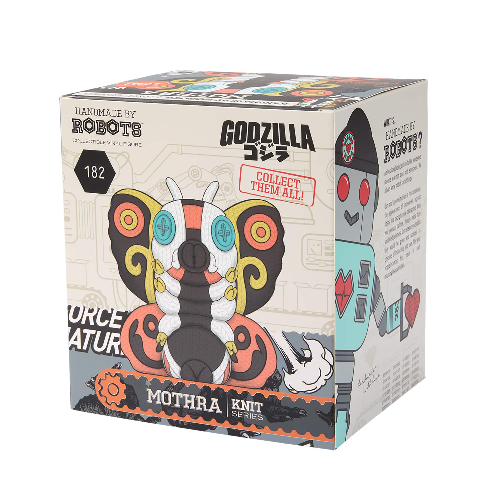 Handmade by Robots™ Godzilla Mothra Vinyl Figure