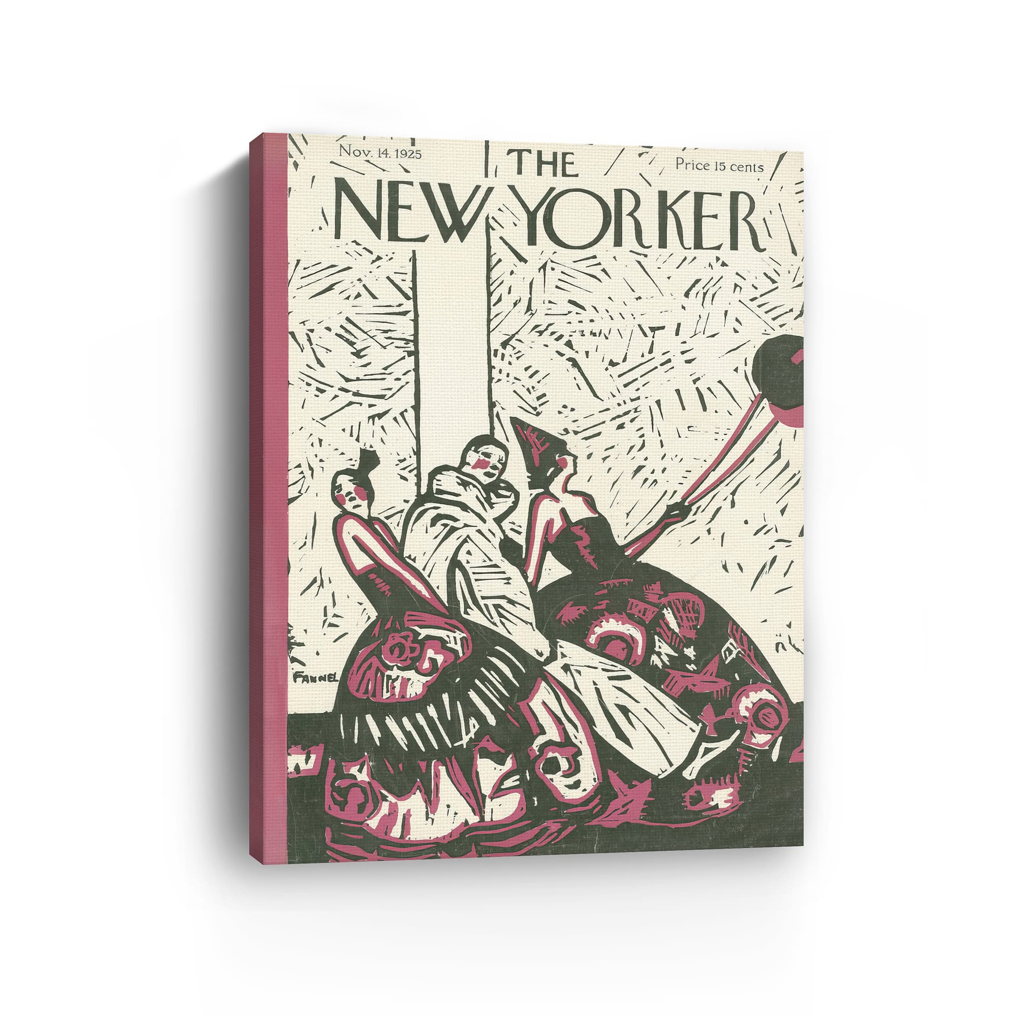 Lumaprints New York Magazine Cover, 14 Nov 1925 Canvas Giclée Art