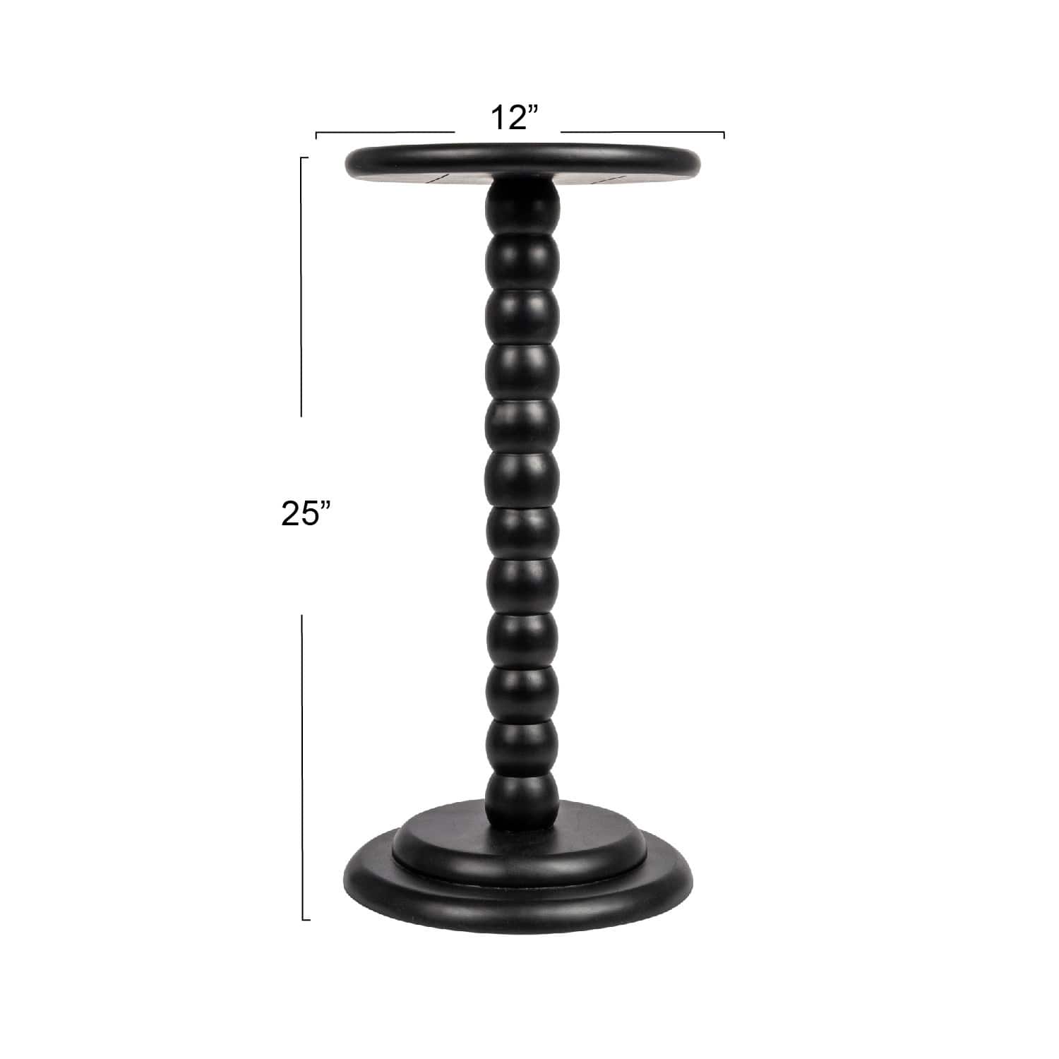 Hello Honey® 25" Stacked Pedestal Cocktail Side Table