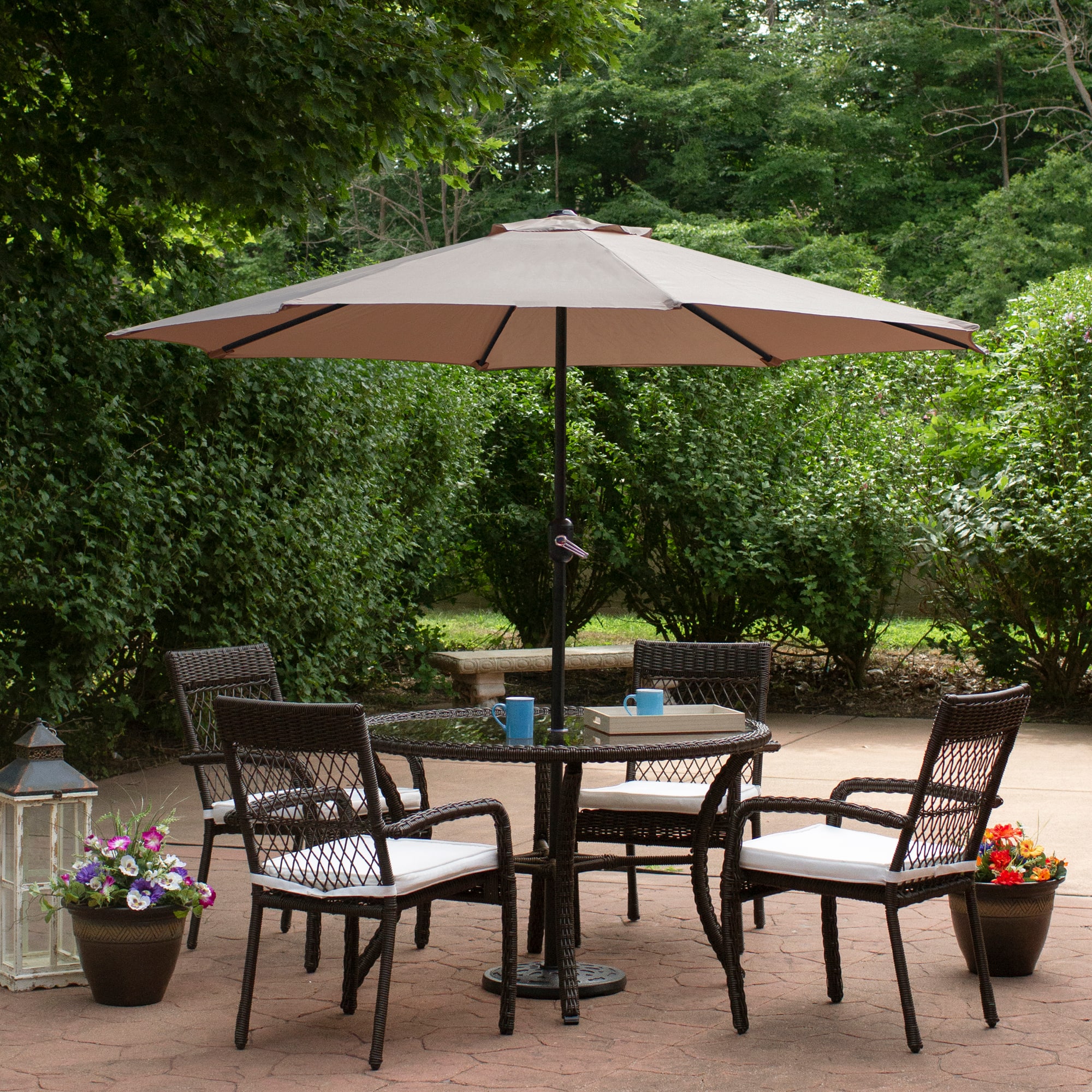 6.5ft. Outdoor Patio Market Umbrella