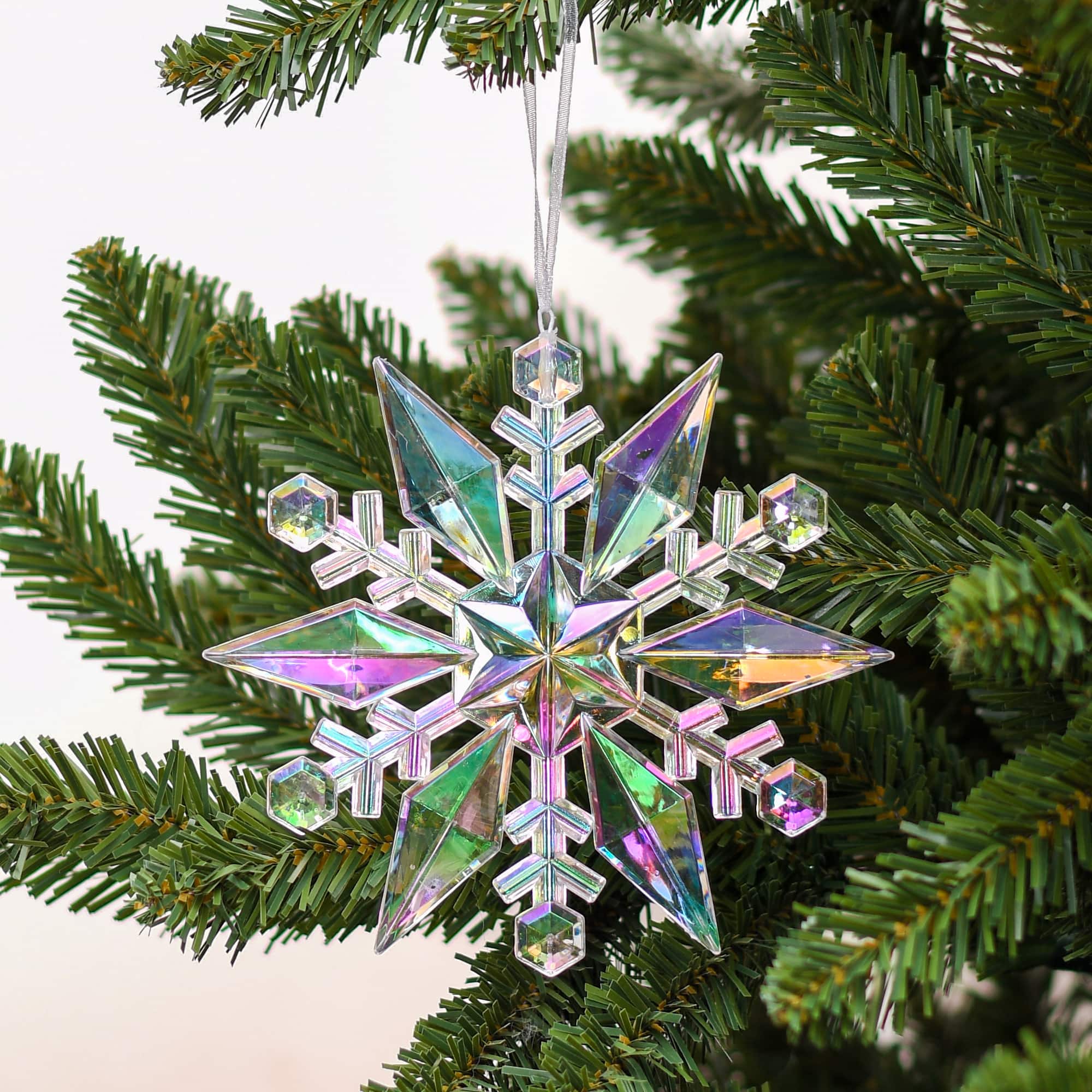 5.5&#x22; Iridescent Snowflake Ornament by Ashland&#xAE;